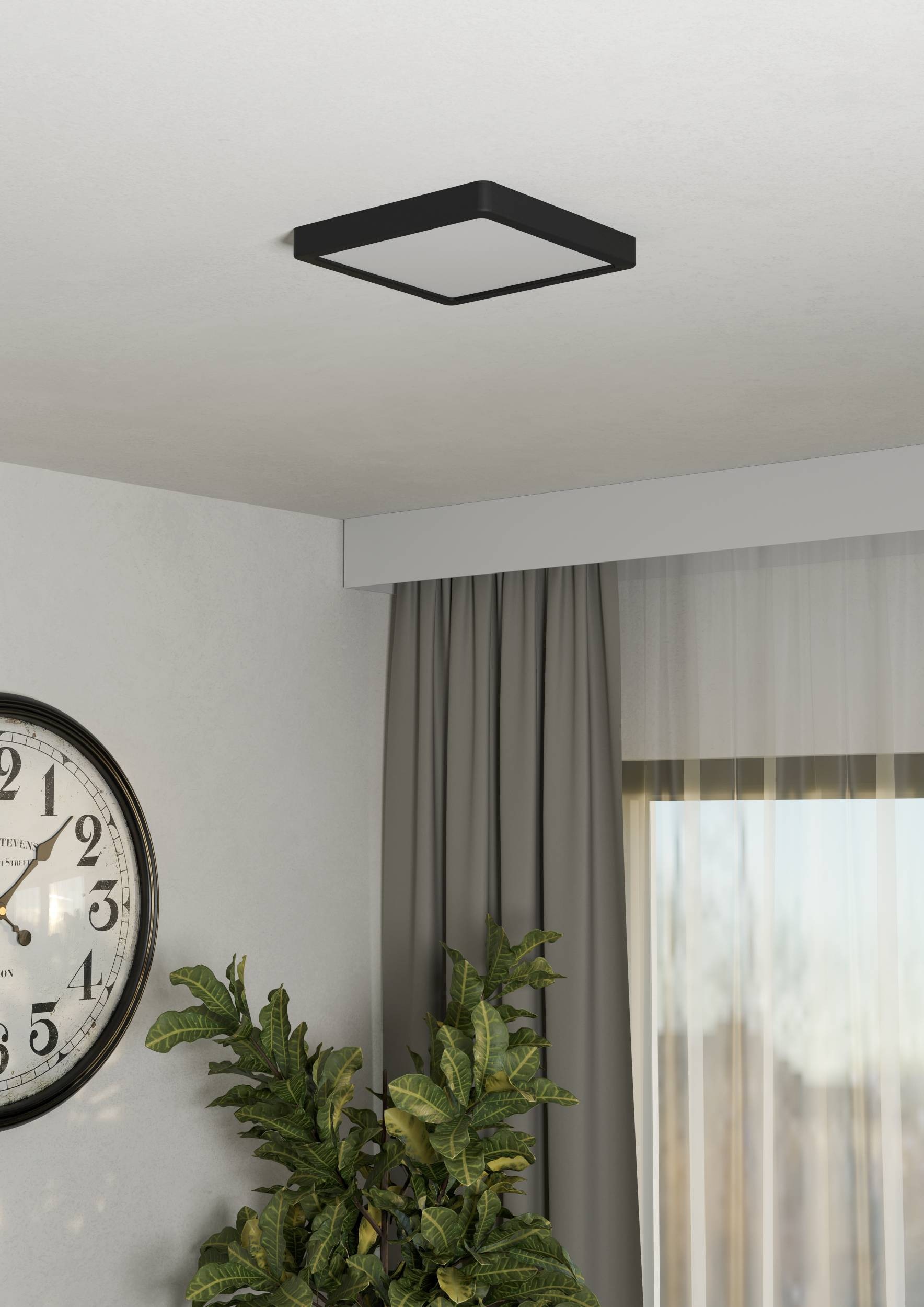 EGLO Aufbauleuchte »Fueva 6-Z Deckenlampe, ZigBee, App und Sprachsteuerung, Badlampe, IP44« LED-Modul 1 Stk. Kaltweiß | RGB