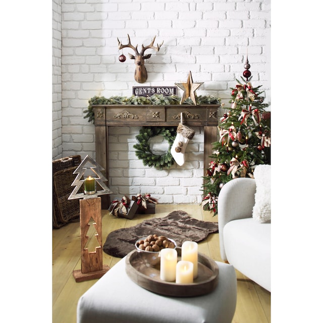 Winterliche »Weihnachtsdeko, Länge 180 cm my online gefrostet, leicht home Kunstpflanze Weihnachtsgirlande«, Girlande, kaufen