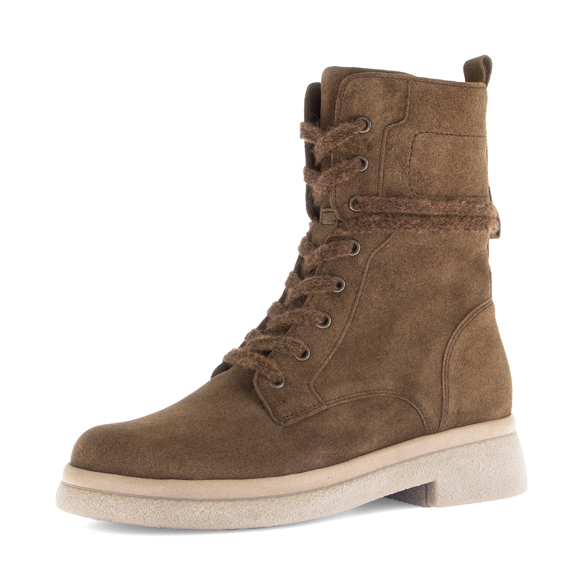 Gabor Schnürboots  , Blockabsatz, Schnürstiefelette mit Innenreißverschluss, G-Weite