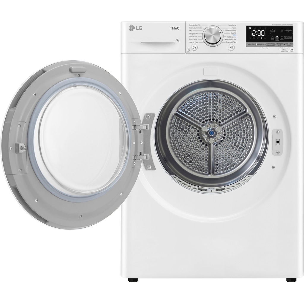 LG Wärmepumpentrockner »RT80V9«, 8 kg