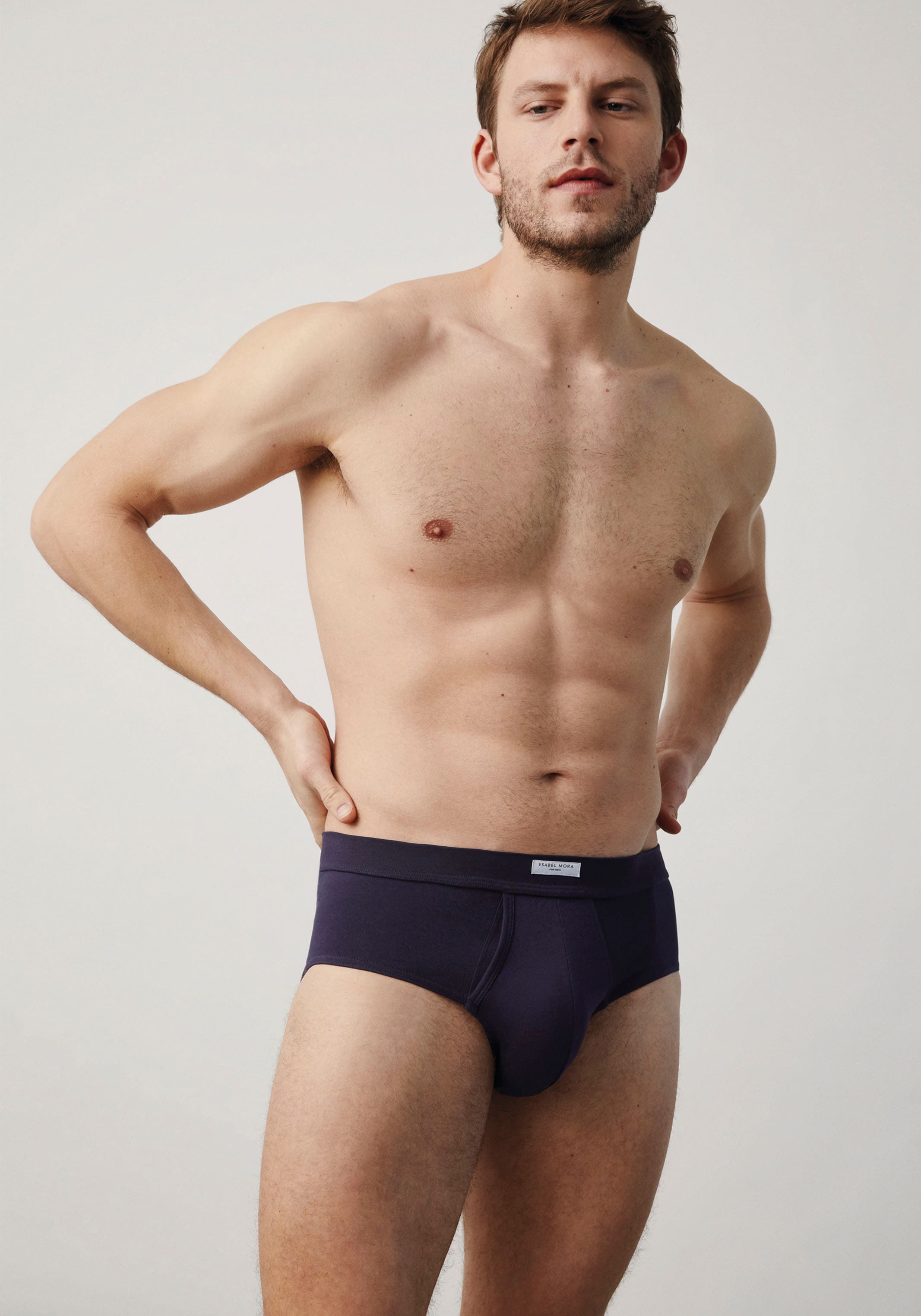 YSABEL MORA Slip »BASIC COLLECTION COTTON«, (3er Pack), mit praktischem Eingriff im Schritt