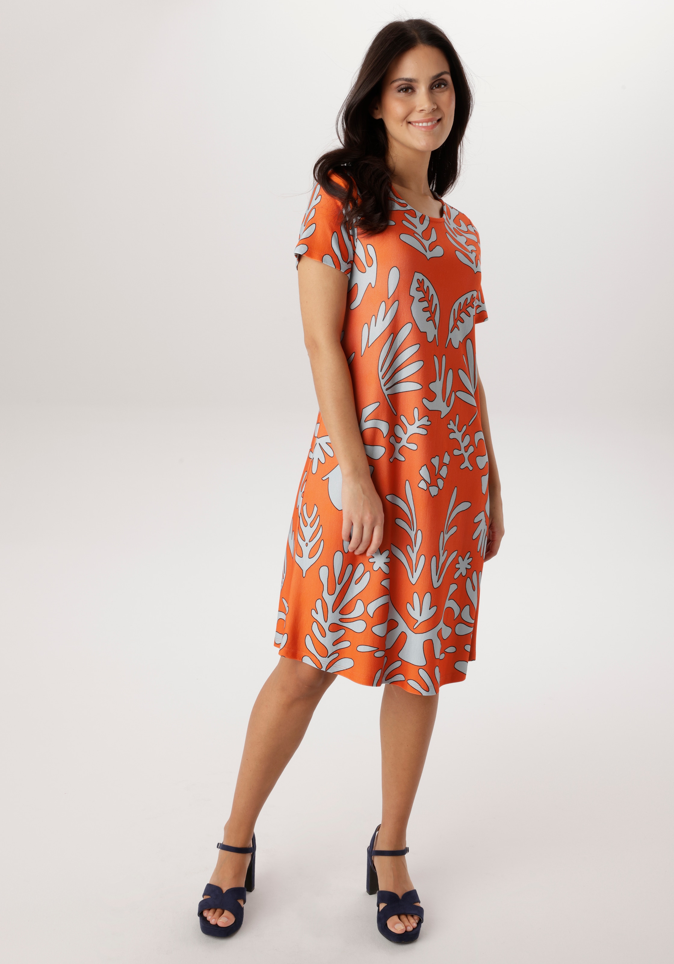 Aniston SELECTED Sommerkleid in leichter A-Linien-Form - NEUE KOLLEKTION