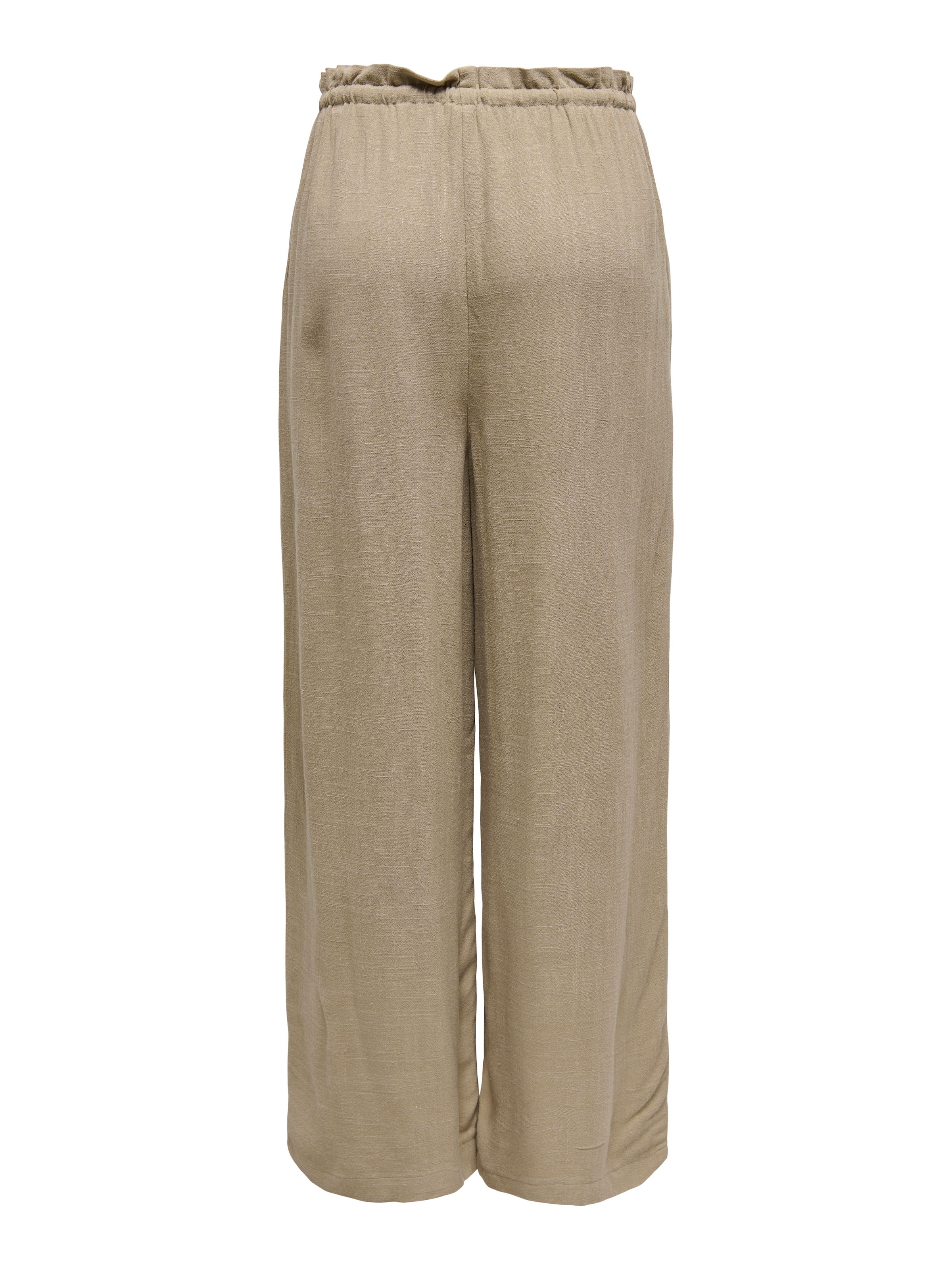 ONLY Schlupfhose »ONLSOLVI MW LINEN BL PB CULOTTE CC PNT«, Sommerhose, mit Leinen