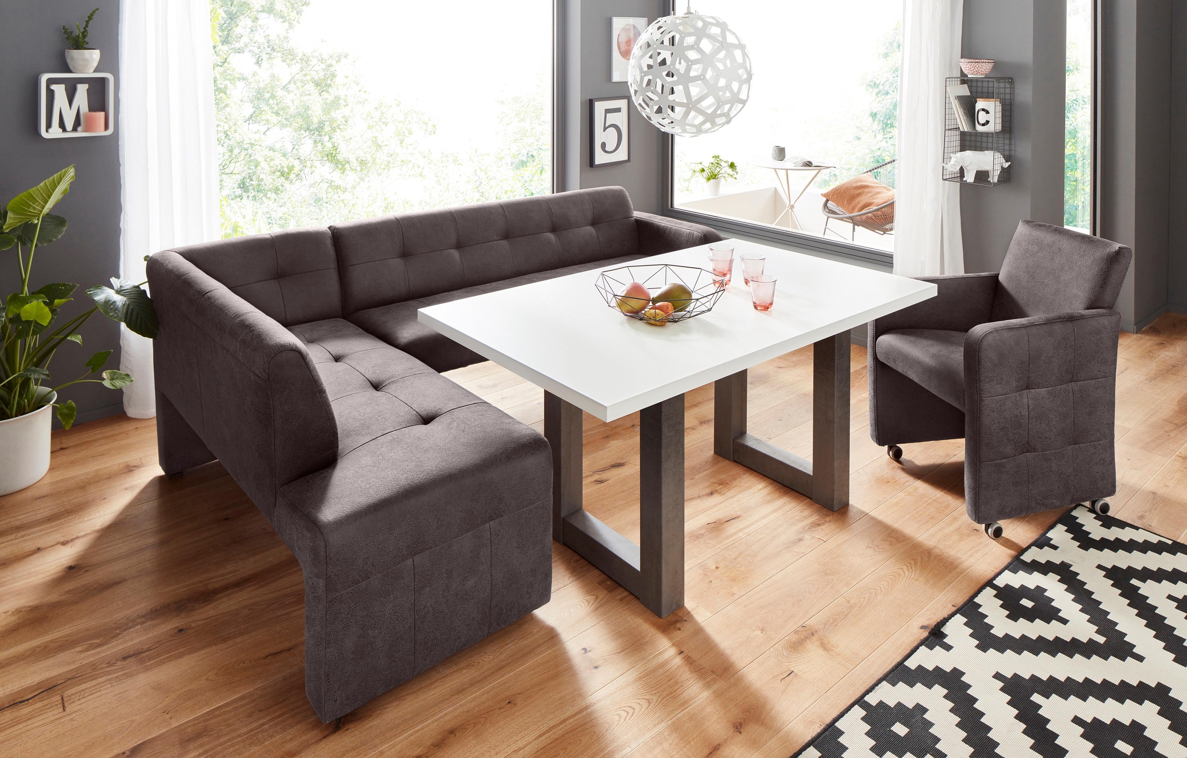 exxpo - sofa fashion Eckbank »Barista«, Frei im Raum stellbar