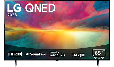 QNED-Fernseher »65QNED756RA«, 165 cm/65 Zoll, 4K Ultra HD, Smart-TV, QNED,α5 Gen6 4K...