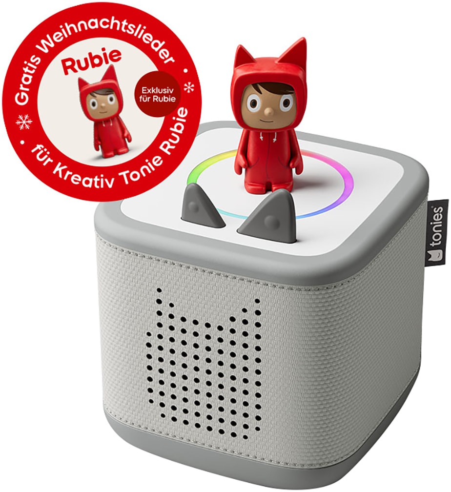 tonies Lautsprecher »Toniebox 2 Starter Set« Stereo (Bluetooth | WLAN Beleuchtungseffekte | Kabellos | Sleep Timer | Wecker ) Kindersicher ab 1
