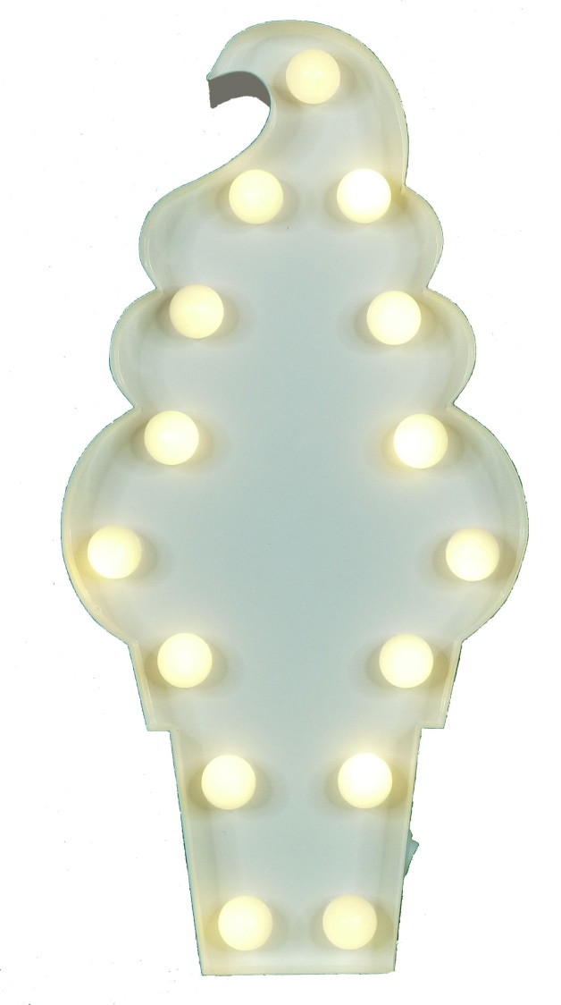 MARQUEE LIGHTS LED Dekolicht »Icecream«, 15 flammig, Leuchtmittel LED-Modul günstig online kaufen