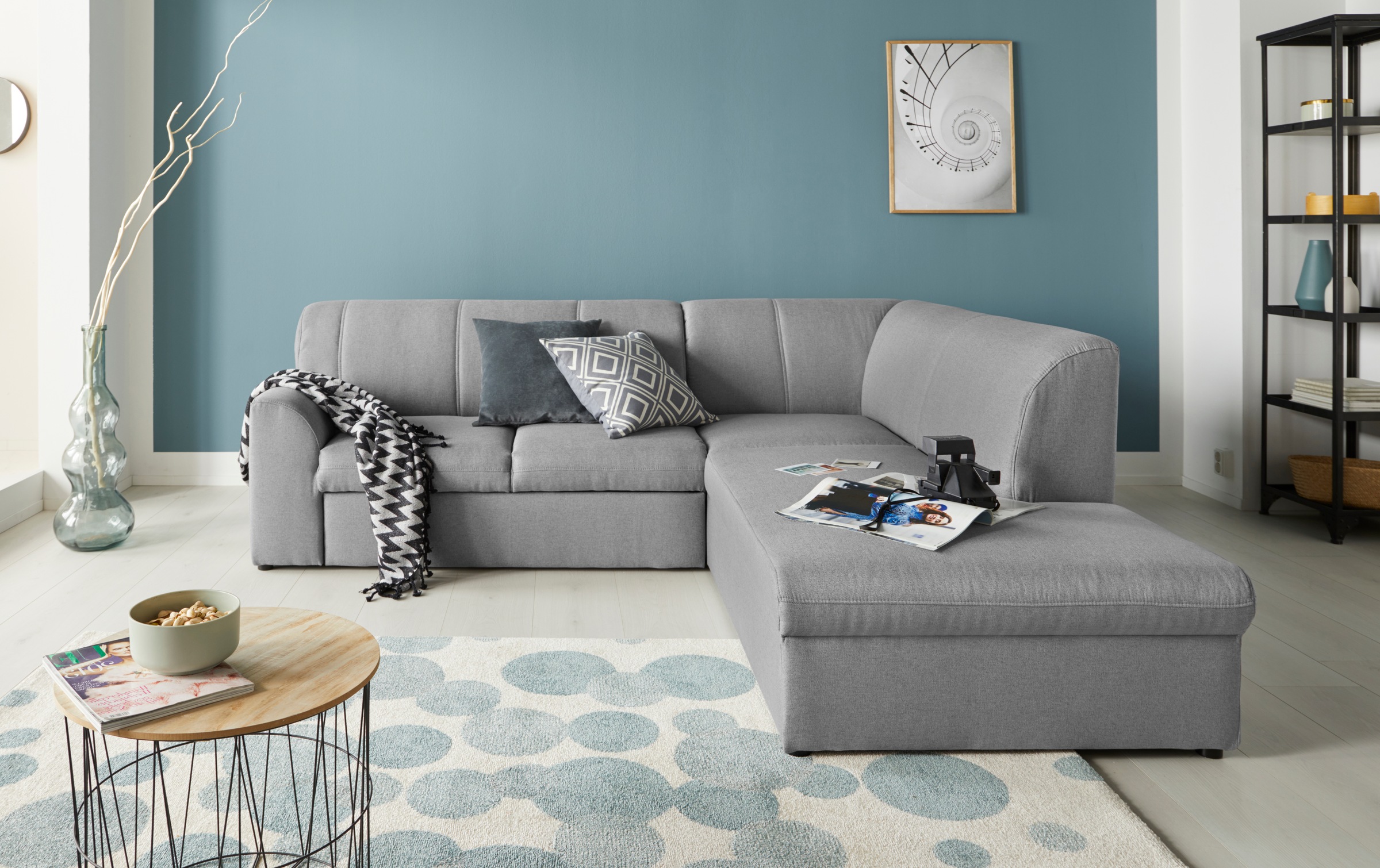 DOMO collection Ecksofa »Topper zeitlos elegant, kompakte Stellmaße, OTTOs günstig online kaufen