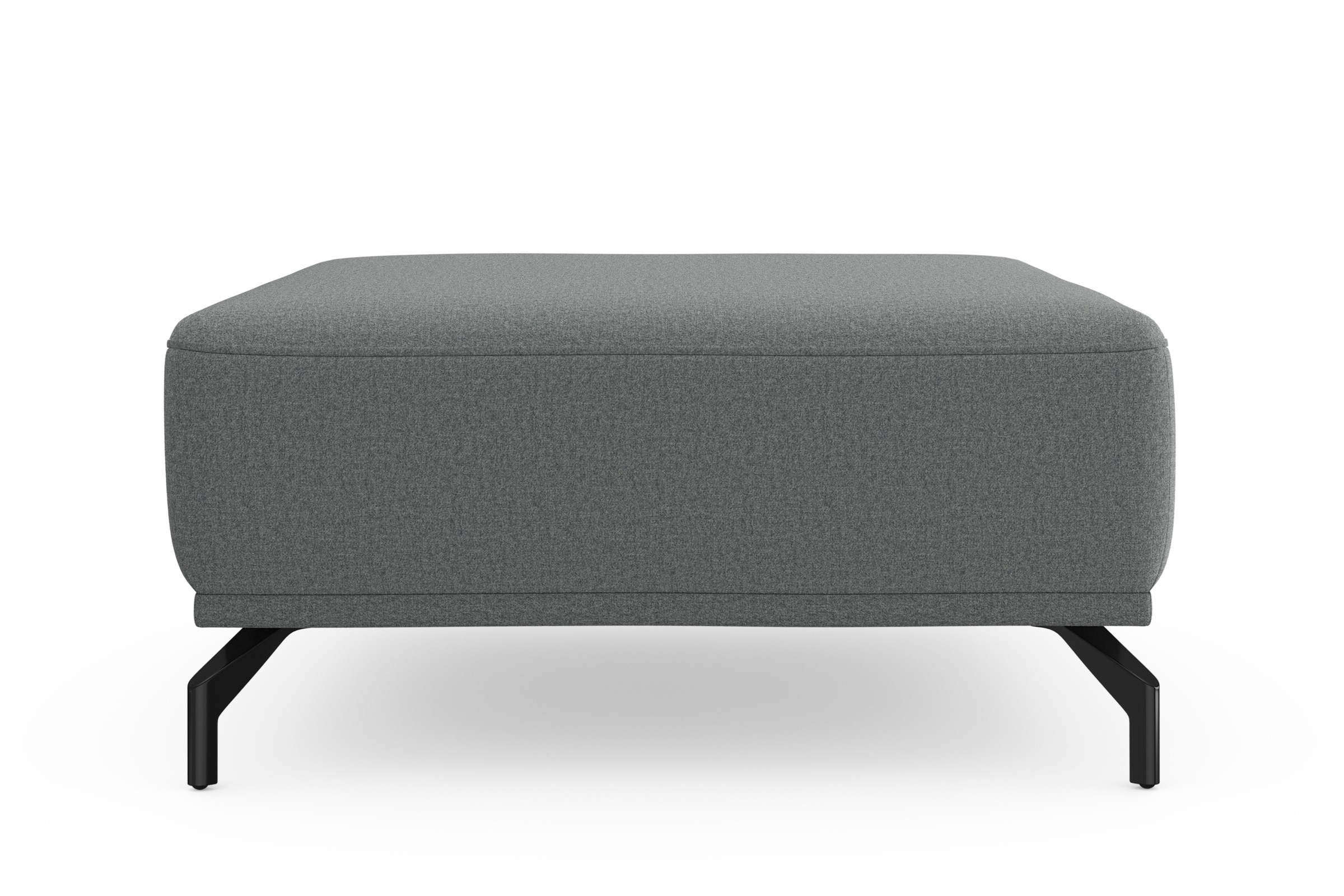 sit&more Hocker »Bailando«, mit Federkern und schwarzen, matten Metallfüßen