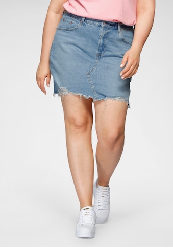 Levi's® Plus Jeansrock »Deconstructed Skirt«, mit ausgefranstem Saum kaufen