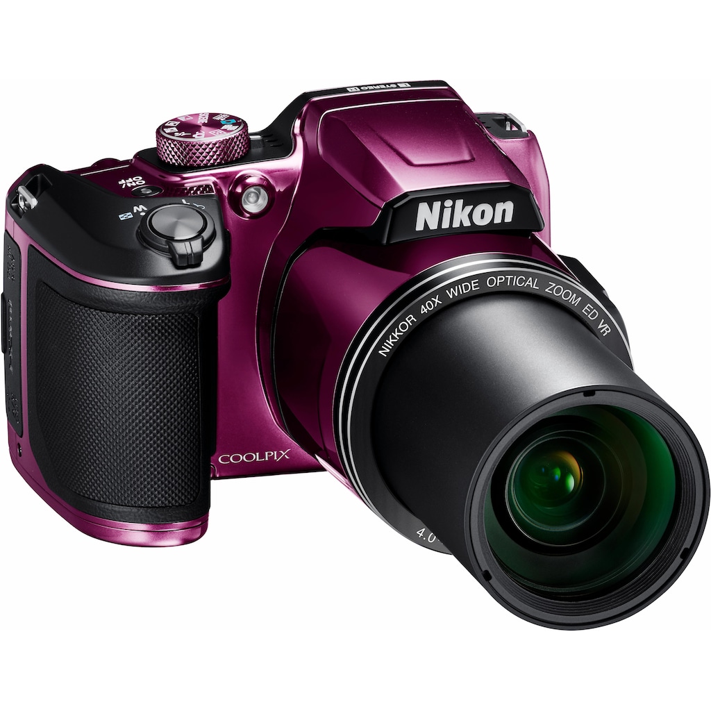 Nikon Kompaktkamera »Coolpix B500«, 16 MP, 40 fachx opt. Zoom, WLAN (Wi-Fi)-NFC-Bluetooth