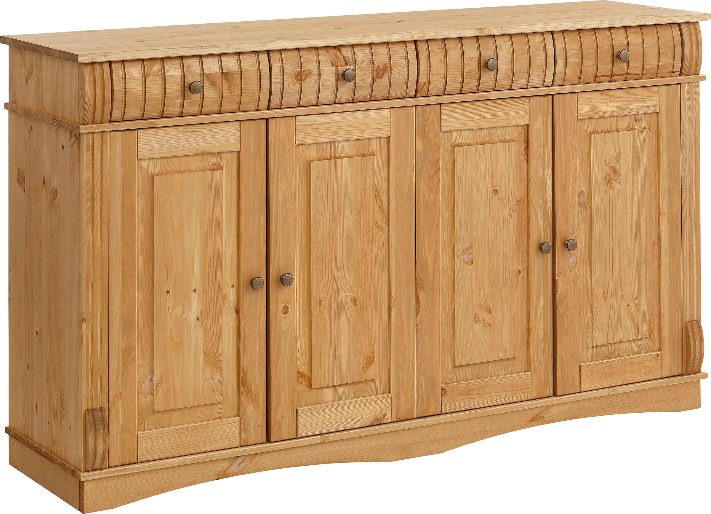 Home affaire Sideboard »Teresa«, (Maße (B/T/H): 152/37/90 cm), Kommode, 4-t günstig online kaufen
