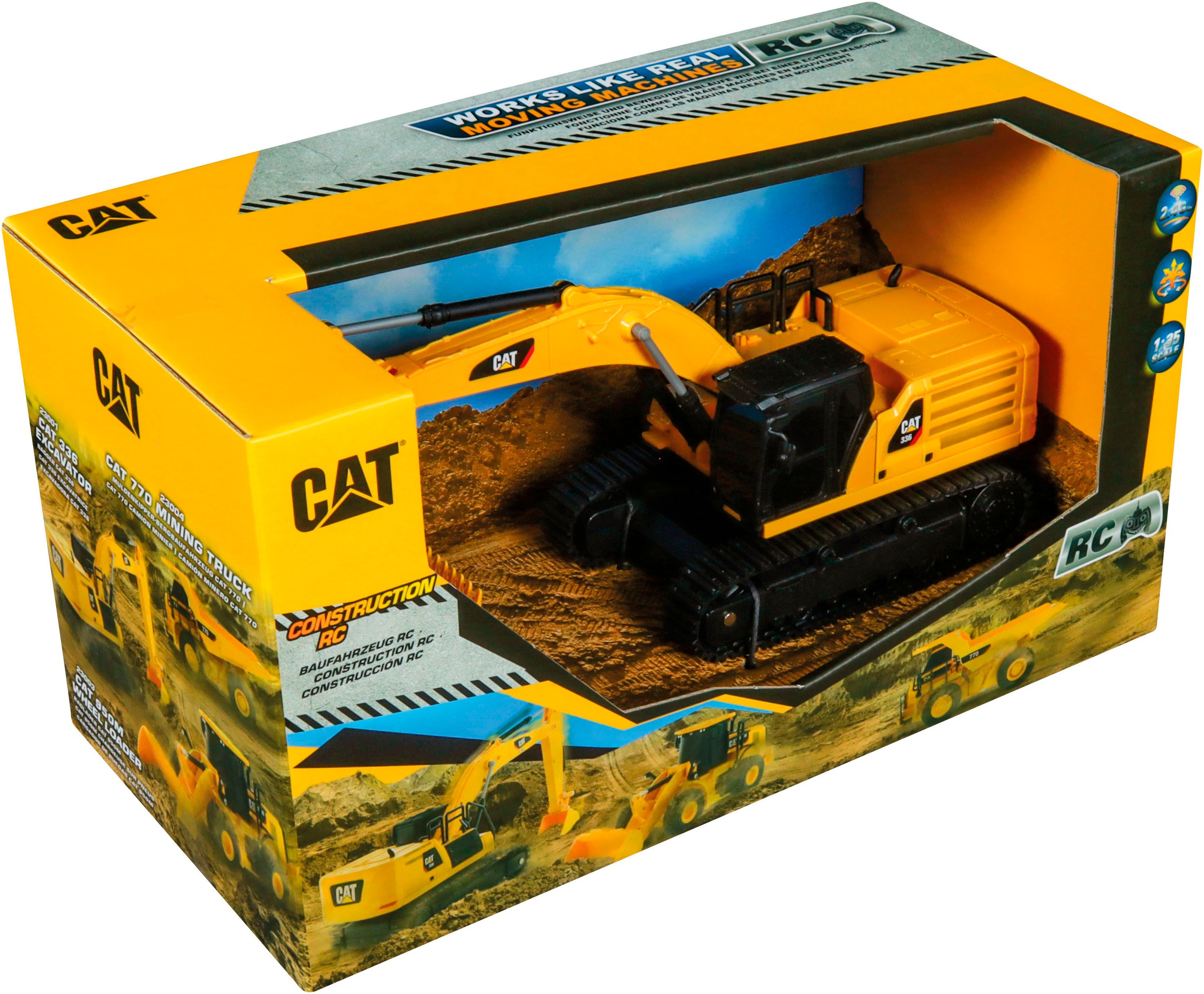 Carrera® RC-Bagger »CAT 336 Löffelbagger (B/O)«