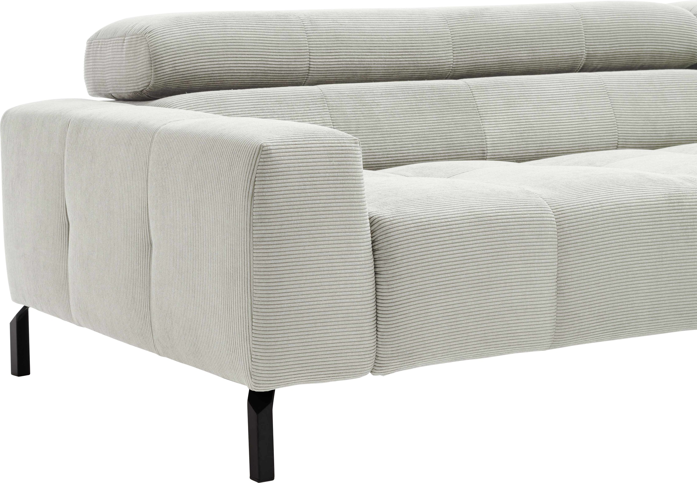 Home affaire Ecksofa »Claya, L-Form,  incl. Kopfteilverstellung, Breite 276 cm« wahlweise elektrischer Sitzvorzug