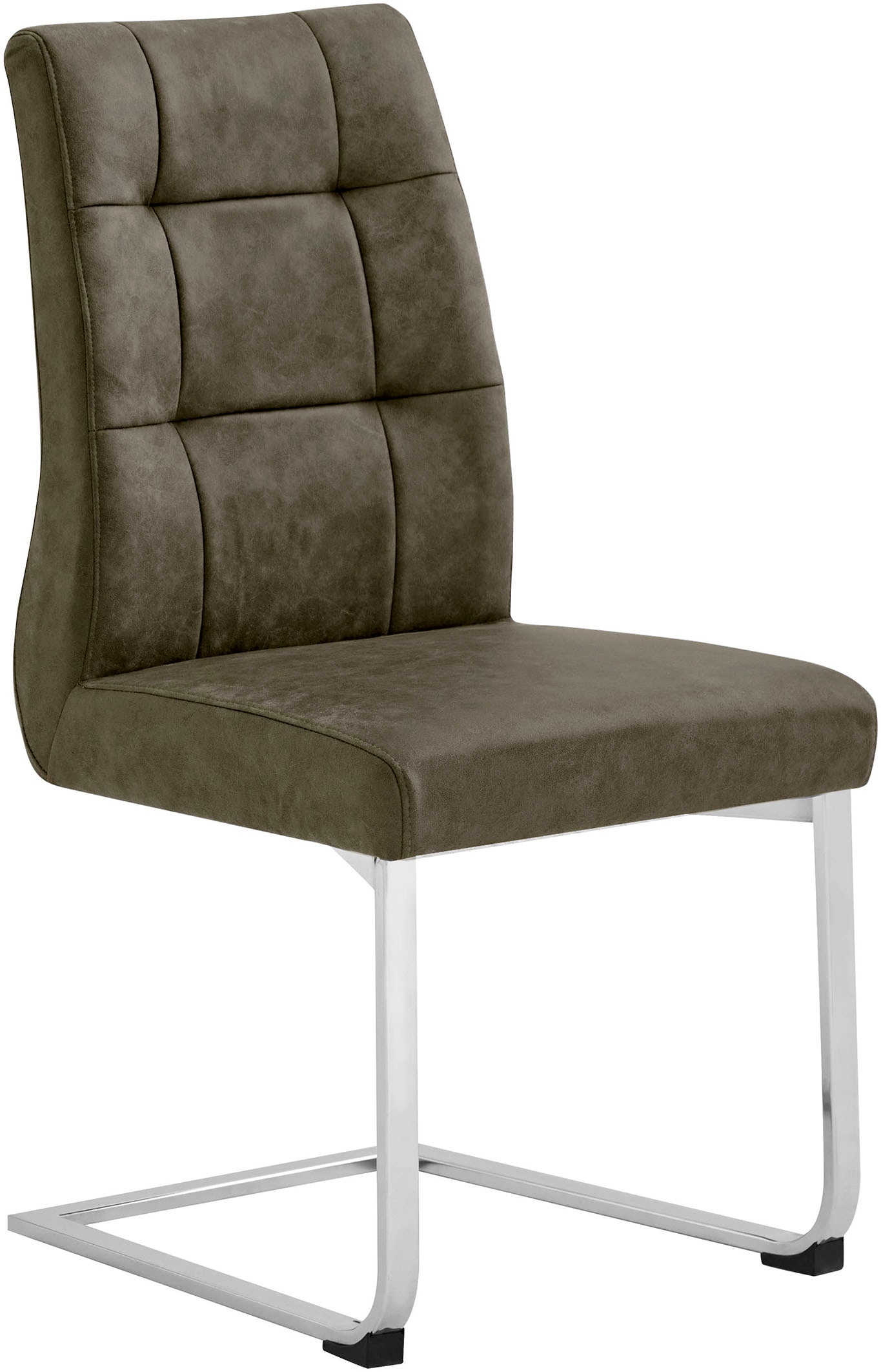 byLIVING Esszimmerstuhl »Marlen XXL«, (Set), 2 St., Microfaser, bis zu 150 kg belastbar, Vintage-Bezug, Freischwinger
