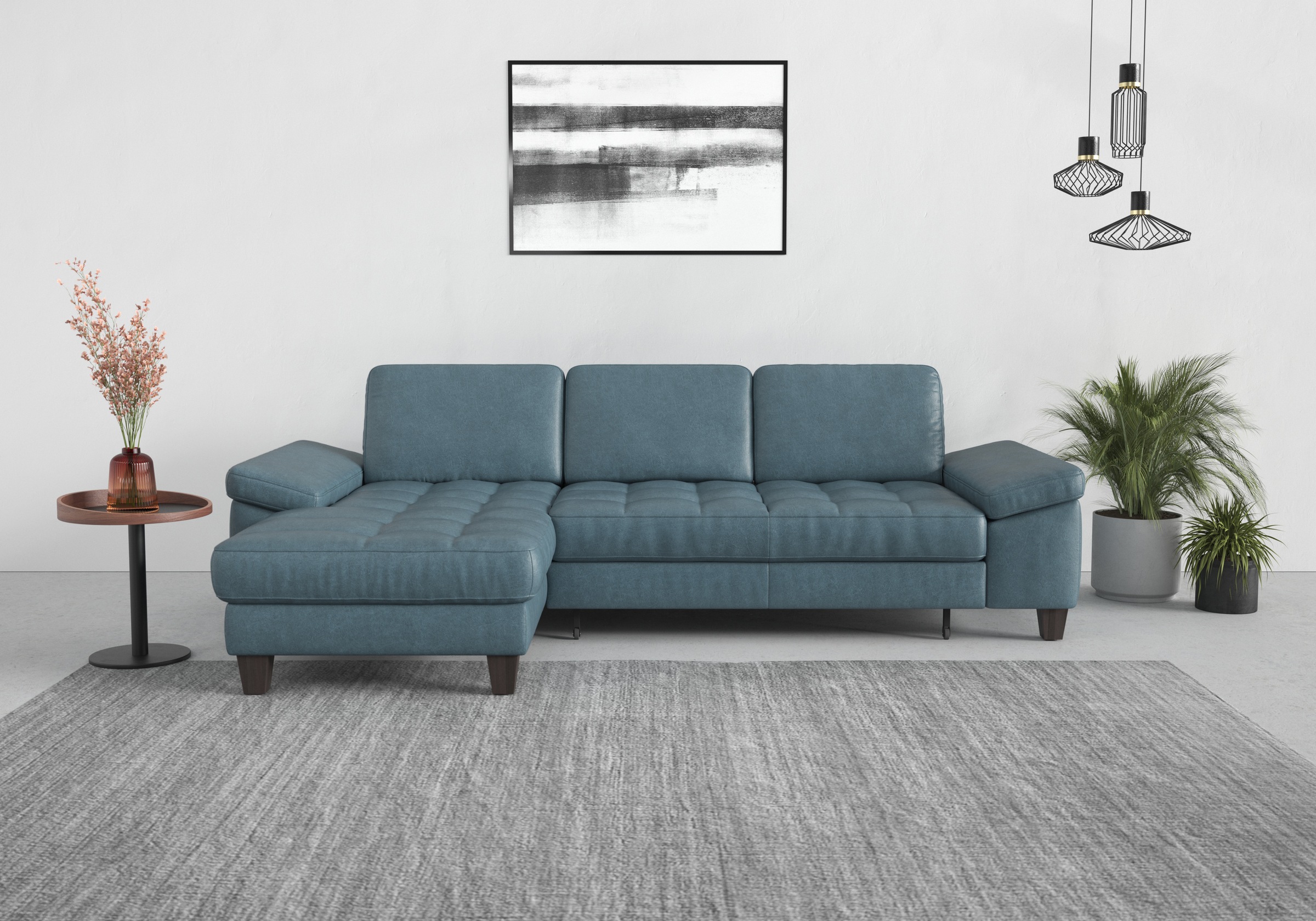 sit&more Ecksofa »Westham L-Form« Recamiere, mit oder ohne Bettfunktion, Be günstig online kaufen