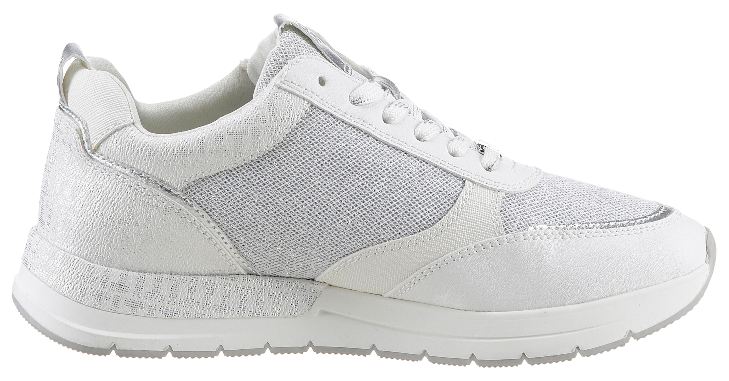 Tamaris Keilsneaker, Freizeitschuh, Halbschuh, in schmaler Form, vegane Verarbeitung