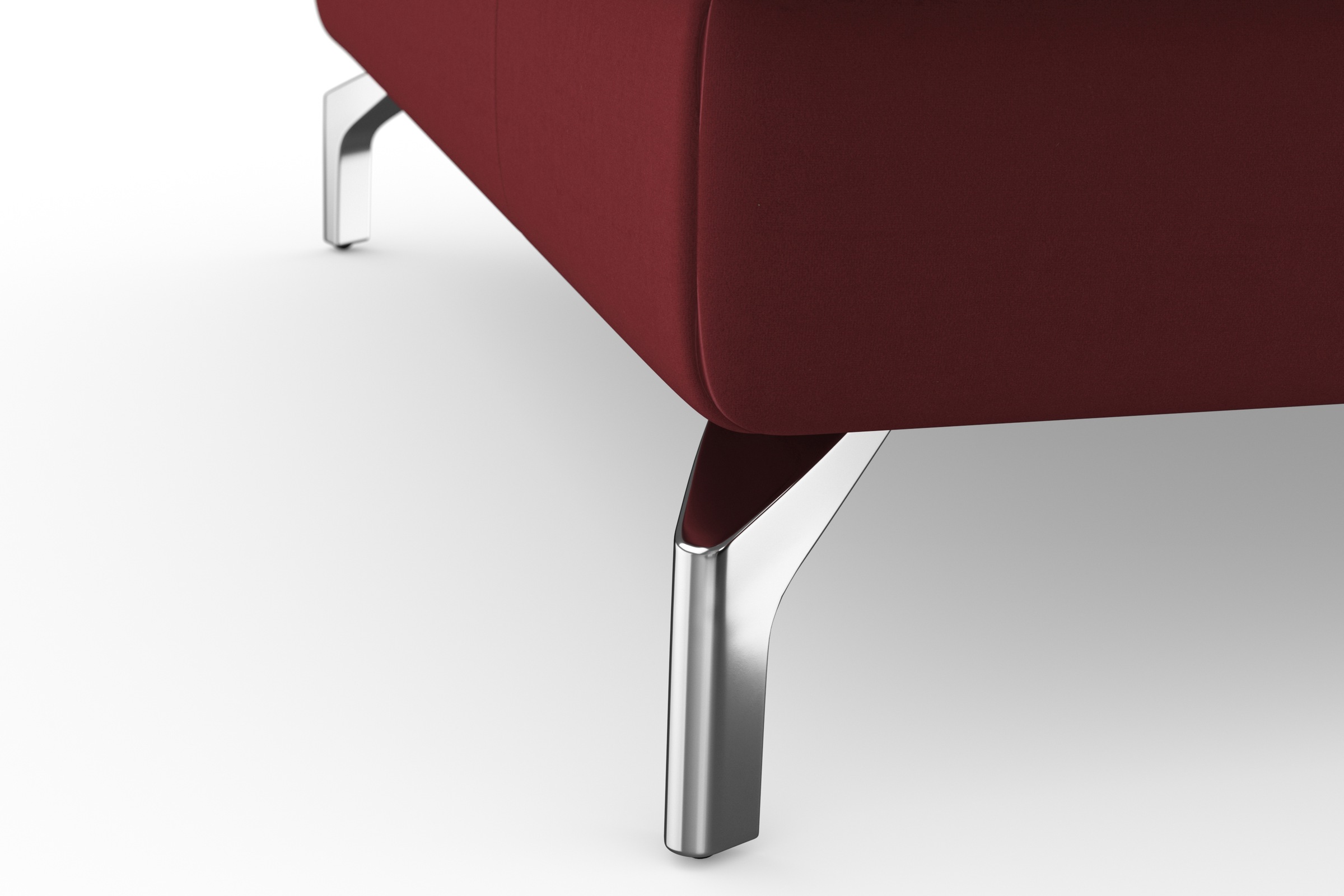 sit&more Wohnlandschaft »Bendigo U-Form« inklusive Sitztiefenverstellung, Bodenfreiheit 12 cm, in 2 Fußfarben