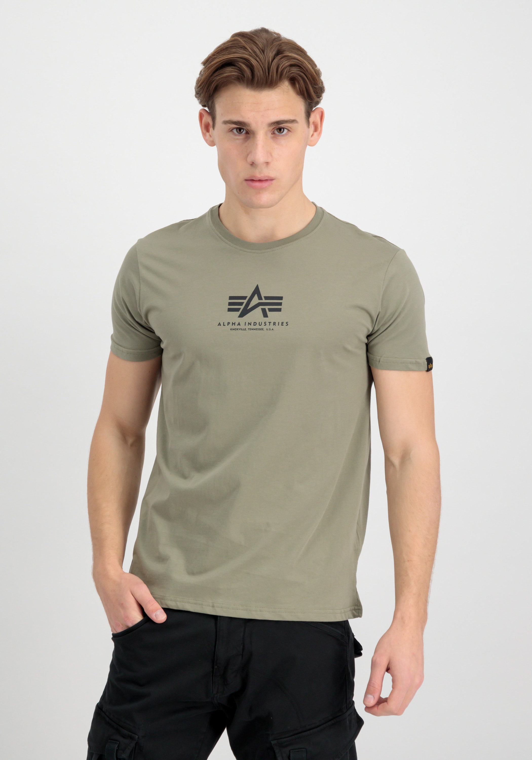 Alpha Industries T-Shirt »Alpha Industries Men - T-Shirts Basic T-Shirt ML«