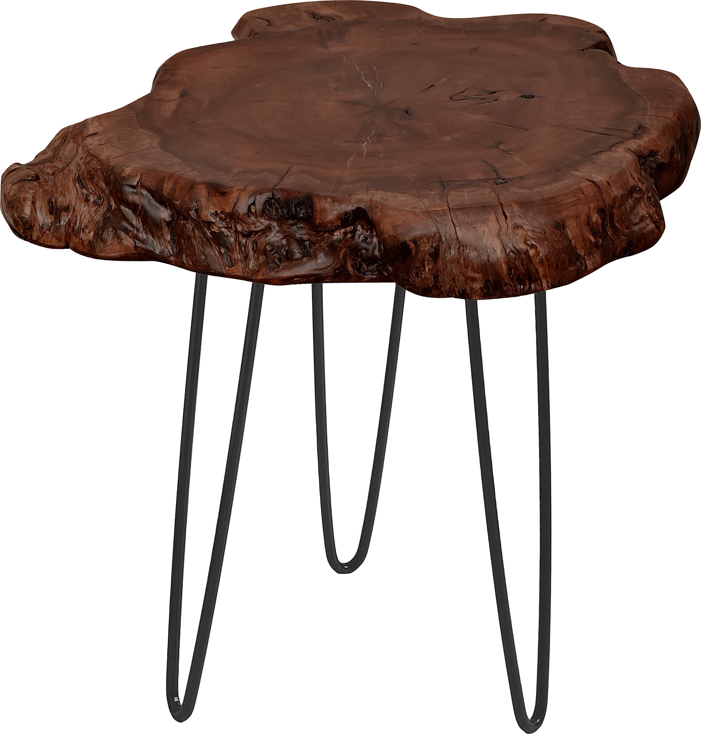 Kayoom Beistelltisch »Woody 310, Beistelltisch aus Naturmaterial, Holz-Tisc günstig online kaufen