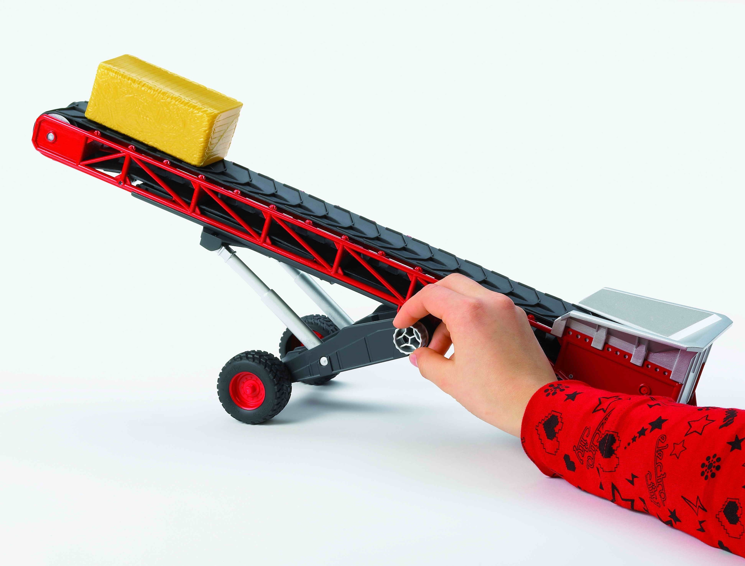 Bruder® Spielzeug-Baumaschine »Förderband 50 cm mit Drehkurbel (02031)« Made in Europe