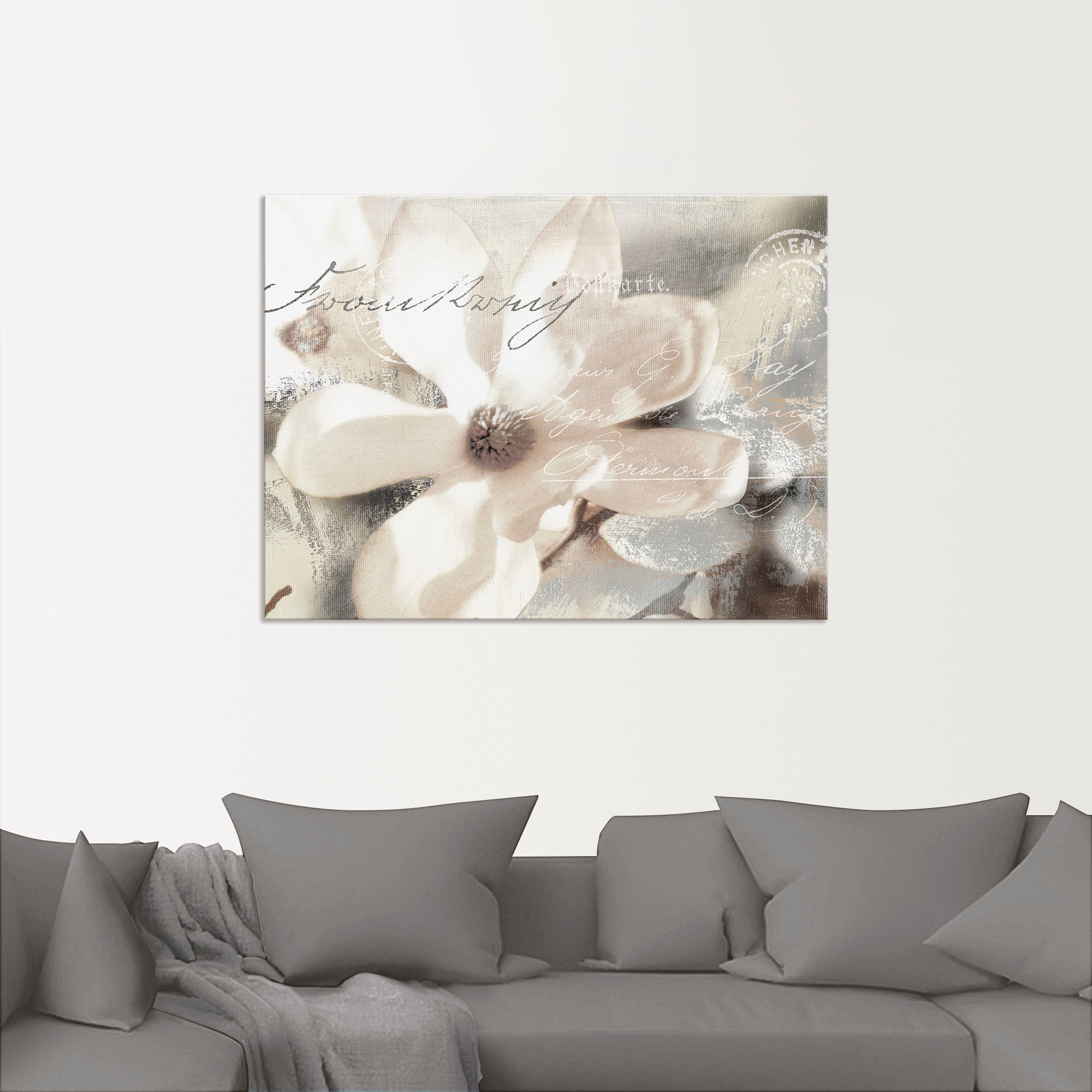 Artland Wandbild »Magnolie_Detail«, Blumenbilder, (1 St.), als Alubild, Outdoorbild, Leinwandbild, Poster, Wandaufkleber
