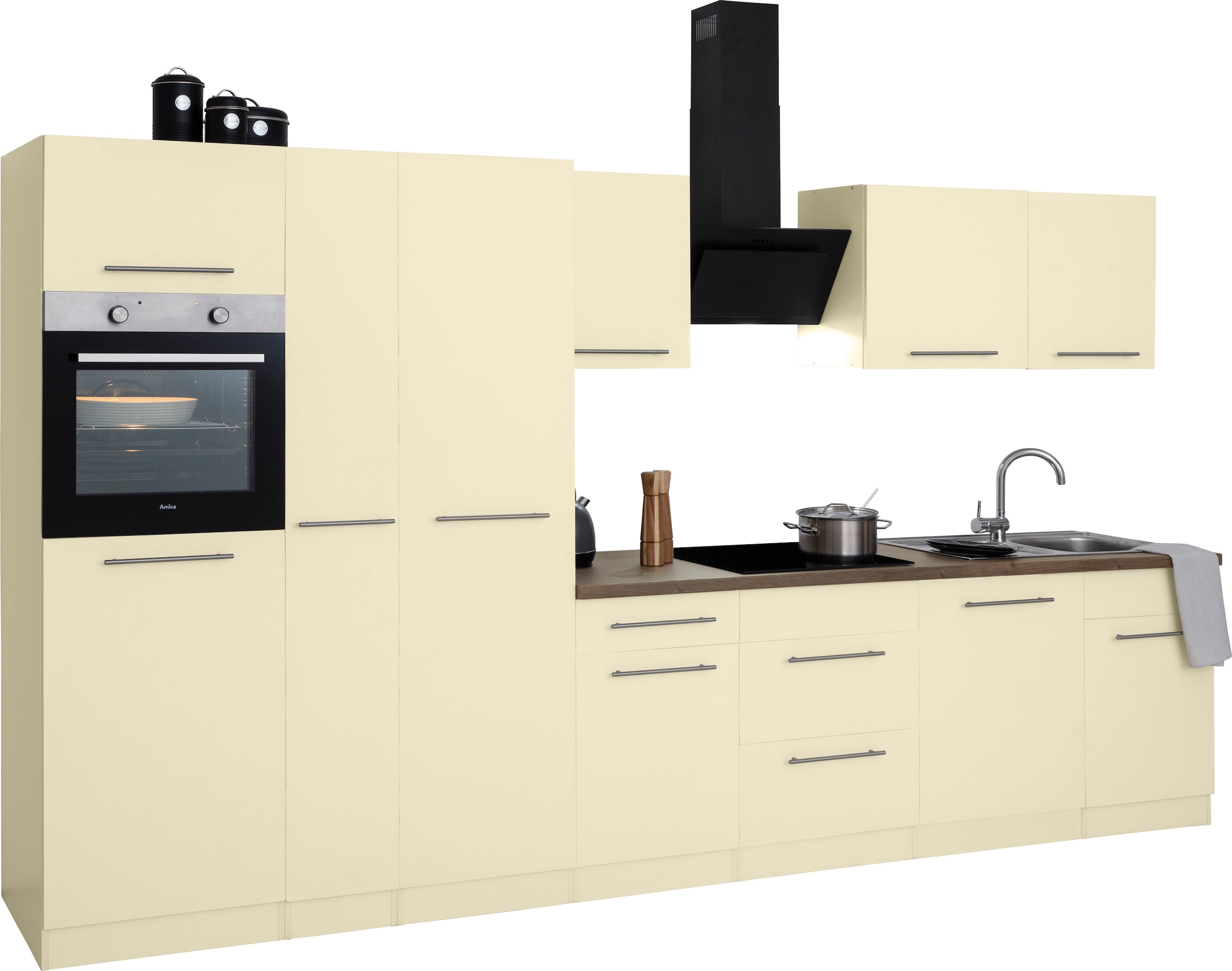 wiho Küchen Küchenzeile online kaufen »Unna«, Breite 360 E-Geräten, mit cm
