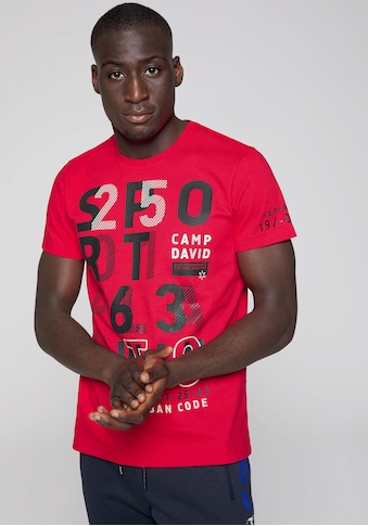 CAMP DAVID T-Shirt, mit Logoschriftzug kaufen