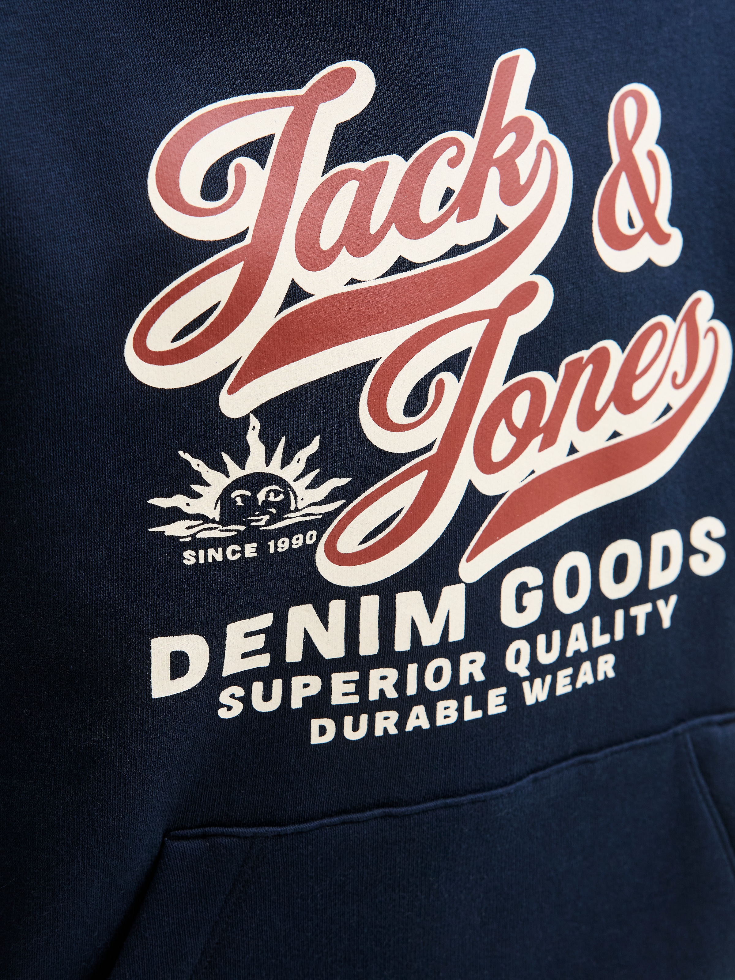 Jack & Jones Junior Kapuzensweatshirt »JJELOGO SWEAT HOOD 2 COL AW25 NOOS JNR«