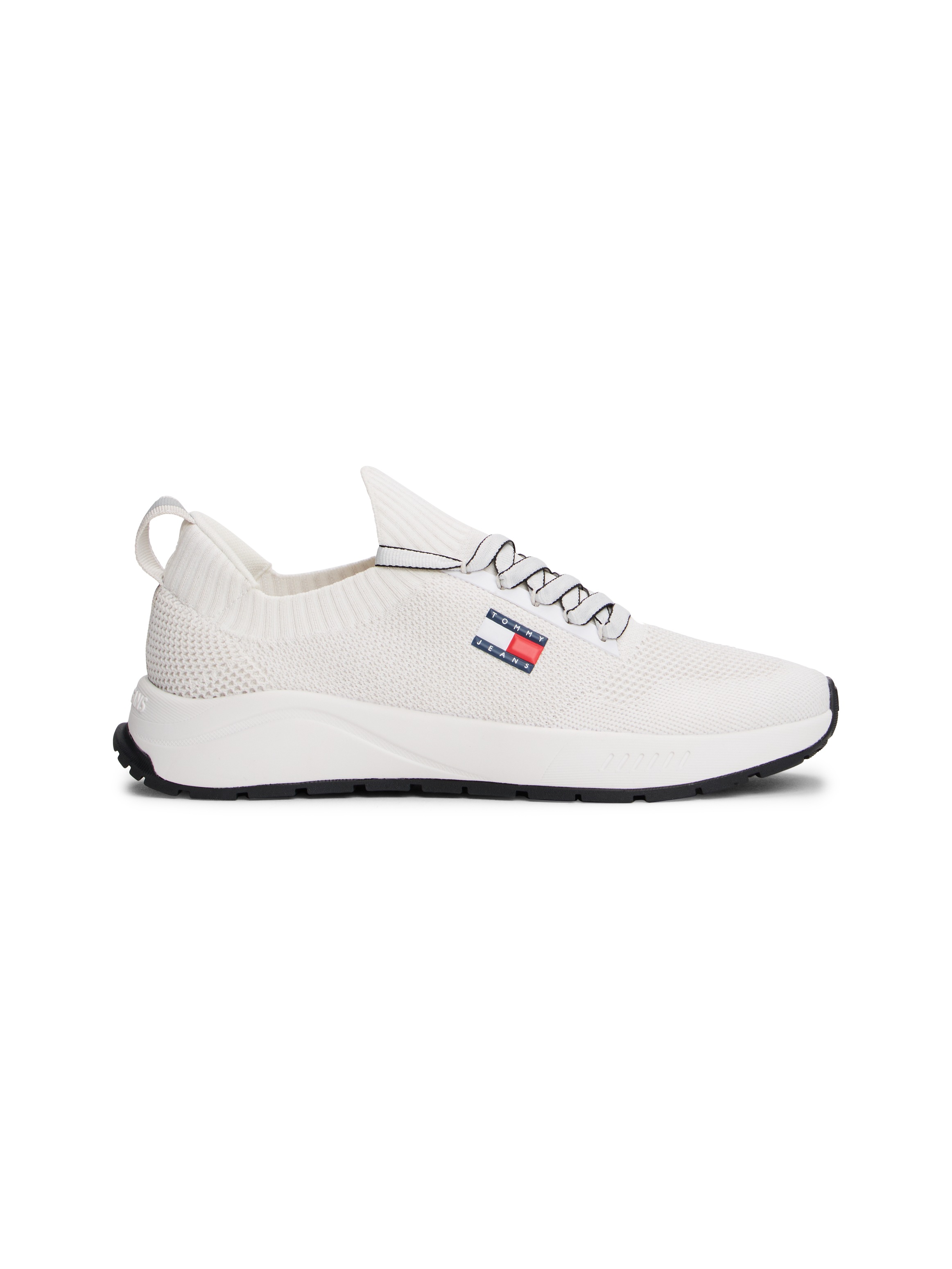 Tommy Jeans Slip-On Sneaker »TJM RUNNER KNITTED«, Slipper, Freizeitschuh, Schlupfschuh mit sockenähnlichem Einstieg