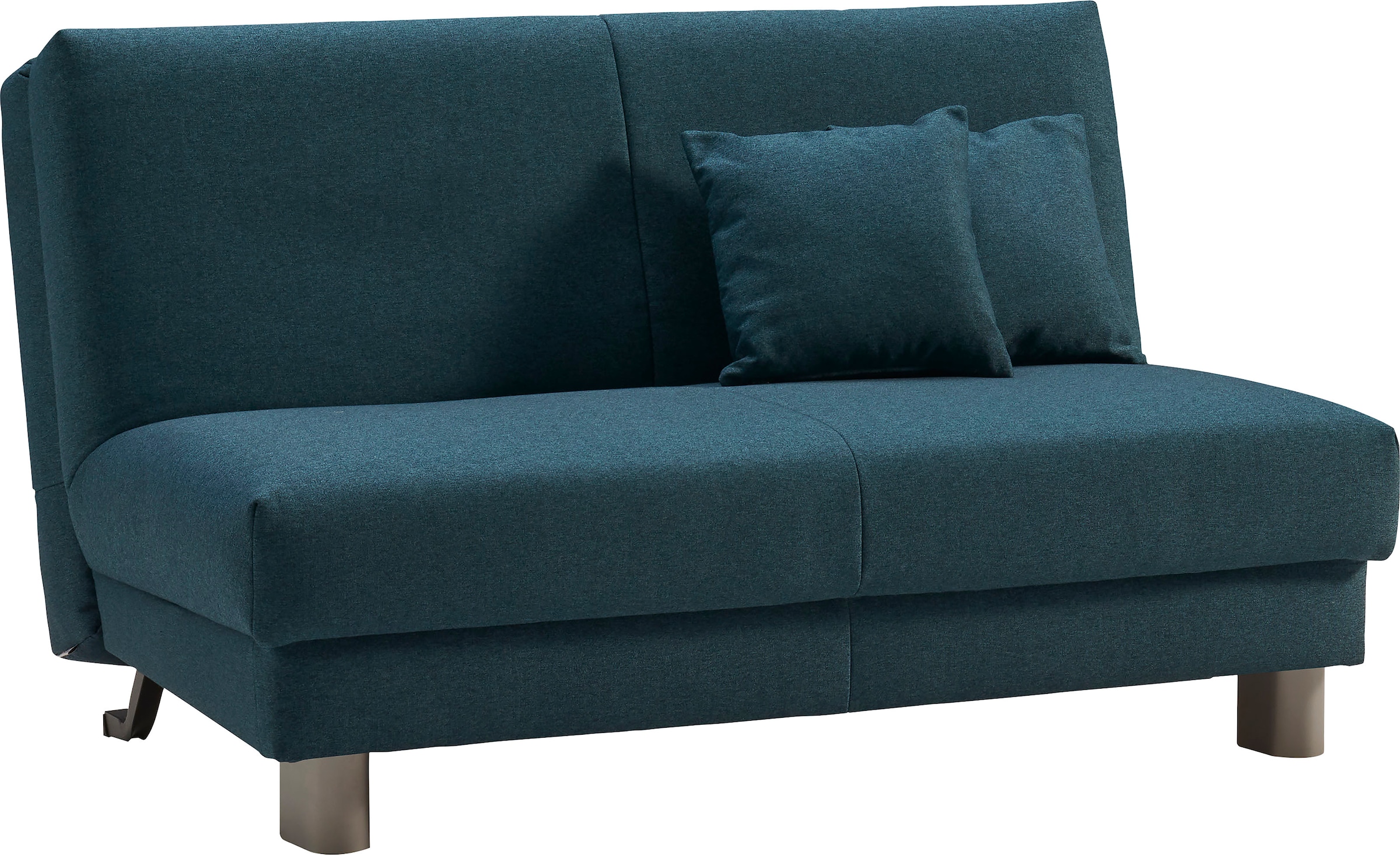 ell + ell Schlafsofa »Enny«, Liegefläche Breite 120 oder 140 cm, Liegehöhe 45 cm, Füße alufarben