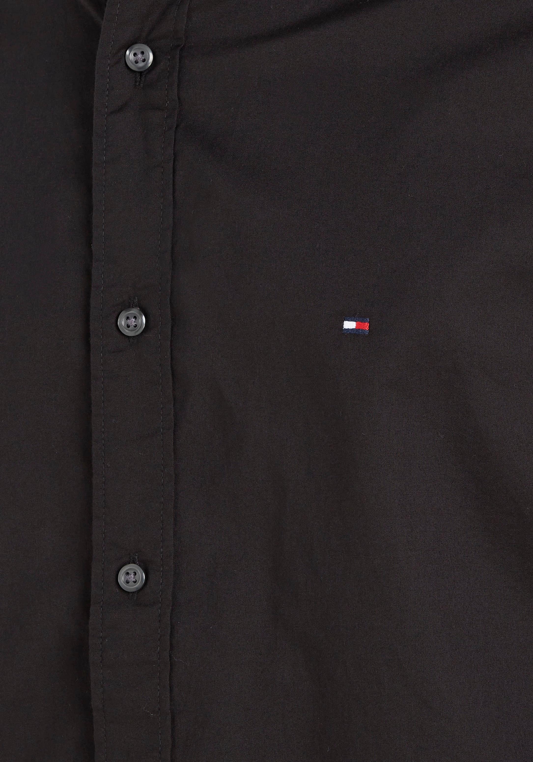 Tommy Hilfiger Langarmhemd »NATURAL SOFT SOLID MAO RF SHIRT«, mit modischem Mao Hemdkragen