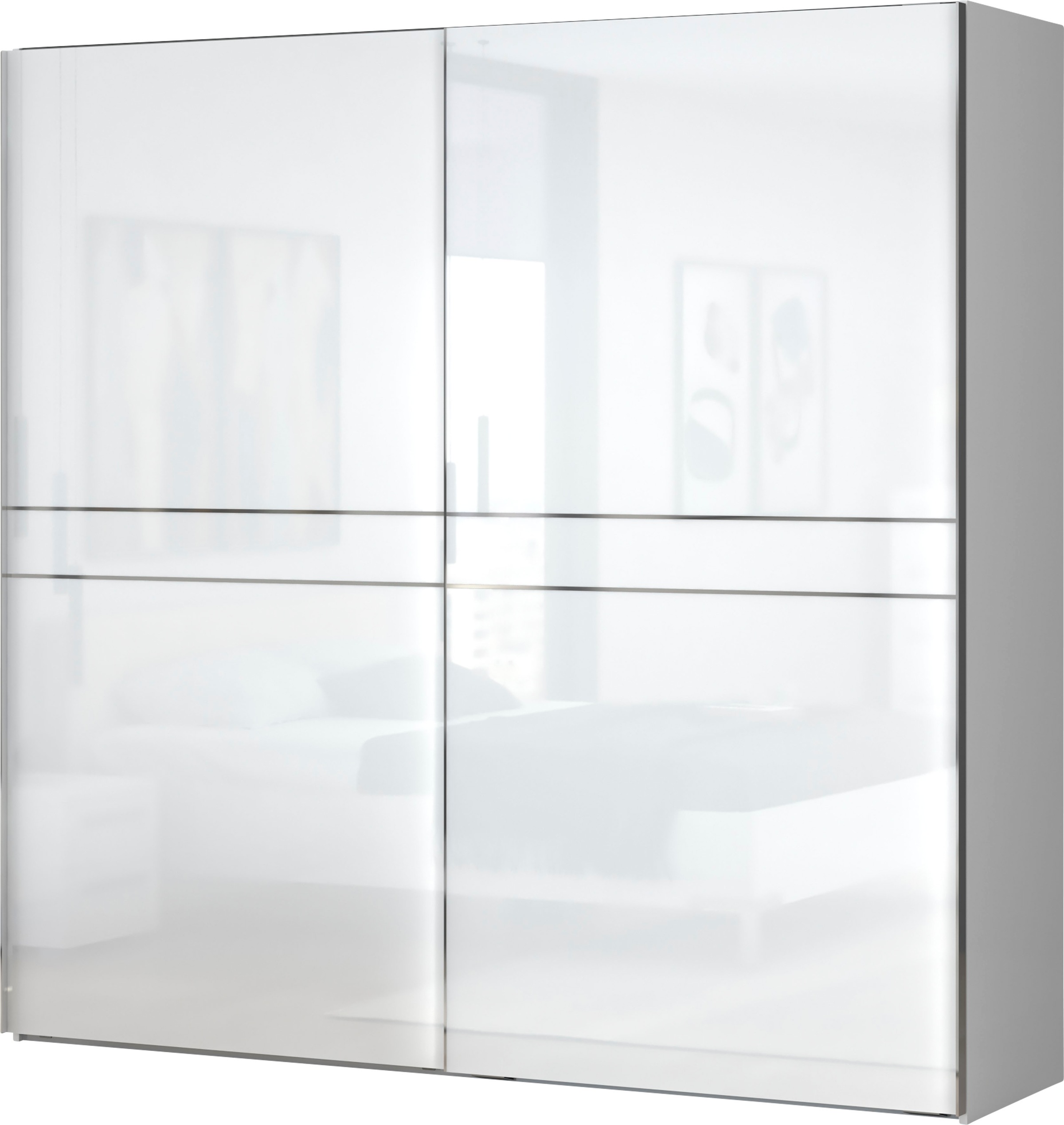 Places of Style Schwebetürenschrank »Piano, FSC-zertifiziert, mit Einlegebö günstig online kaufen