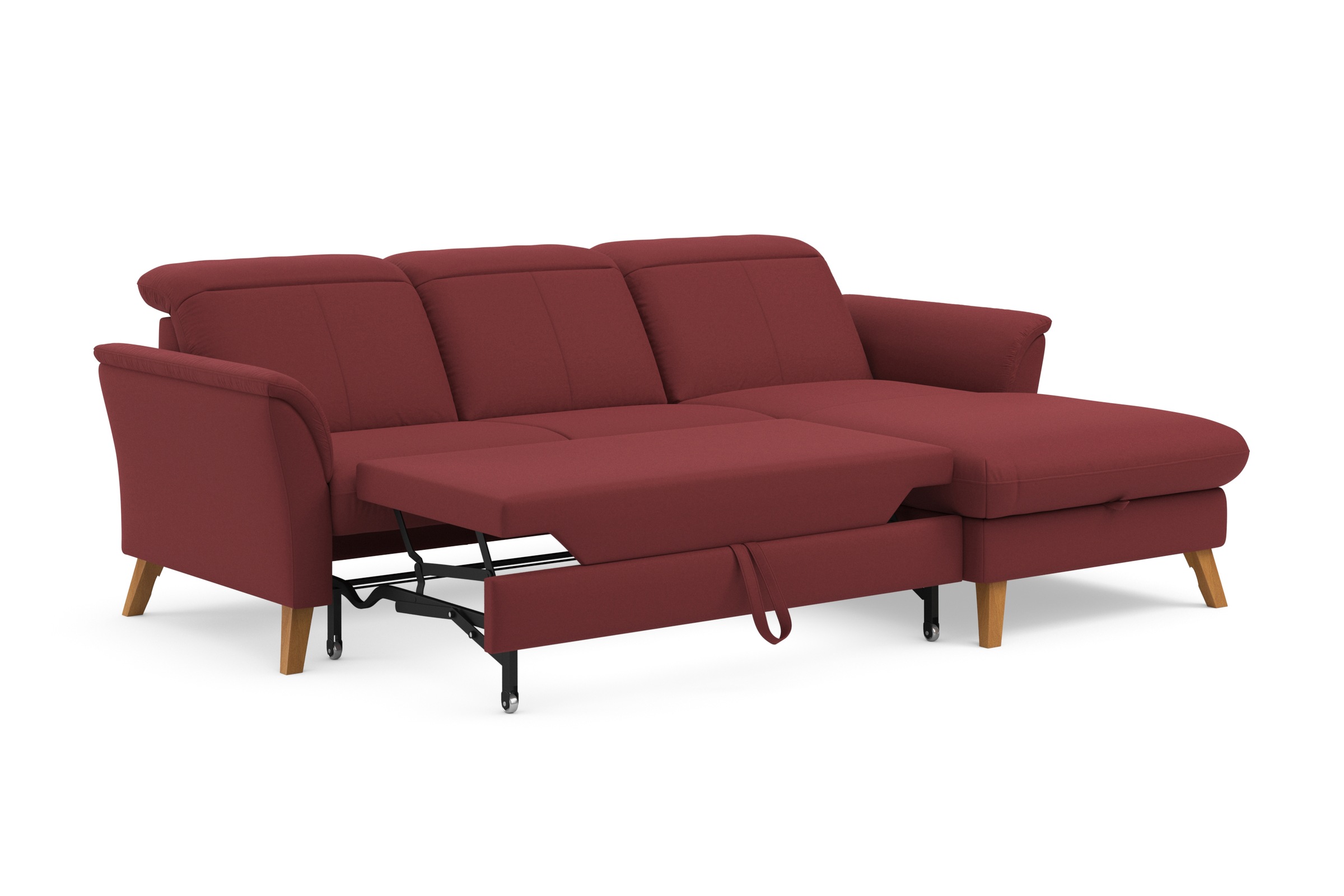 sit&more Ecksofa »Romero L-Form«, wahlweise mit oder ohne Relax-Funktion, Bettfunktion, Bettkasten