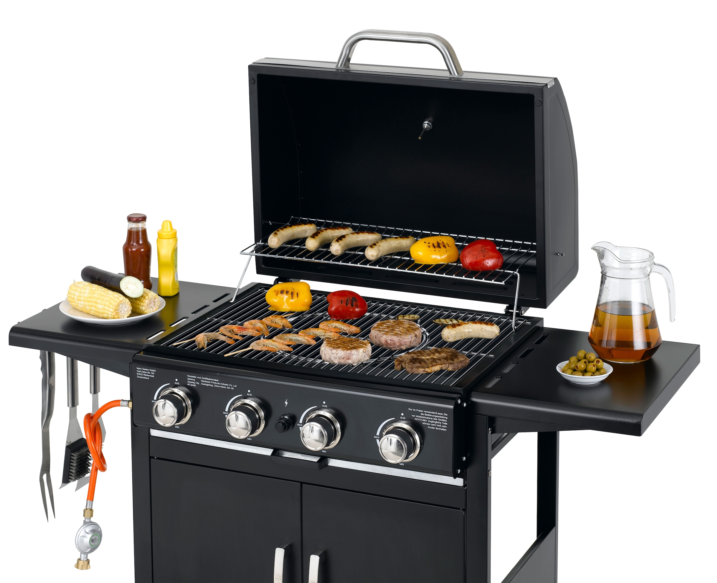 Tepro Gasgrill »Mayfield 4«, mit 4 Edelstahl-Brennern, Grillfläche: ca. 58x44 cm