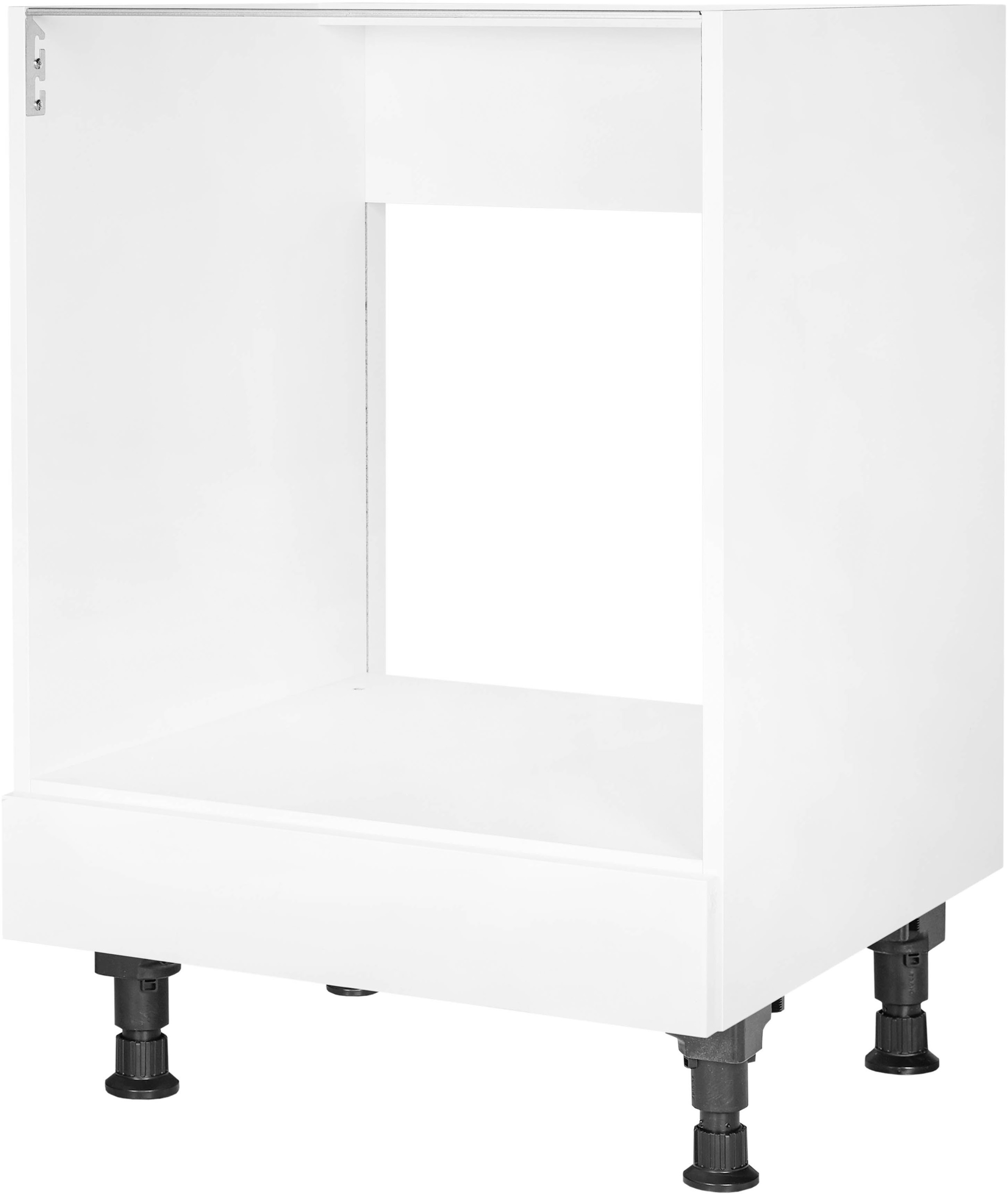 nobilia® Herdumbauschrank »"Laser", vormontiert, mit höhenverstellbaren Sockelfüßen,« Breite 60 cm