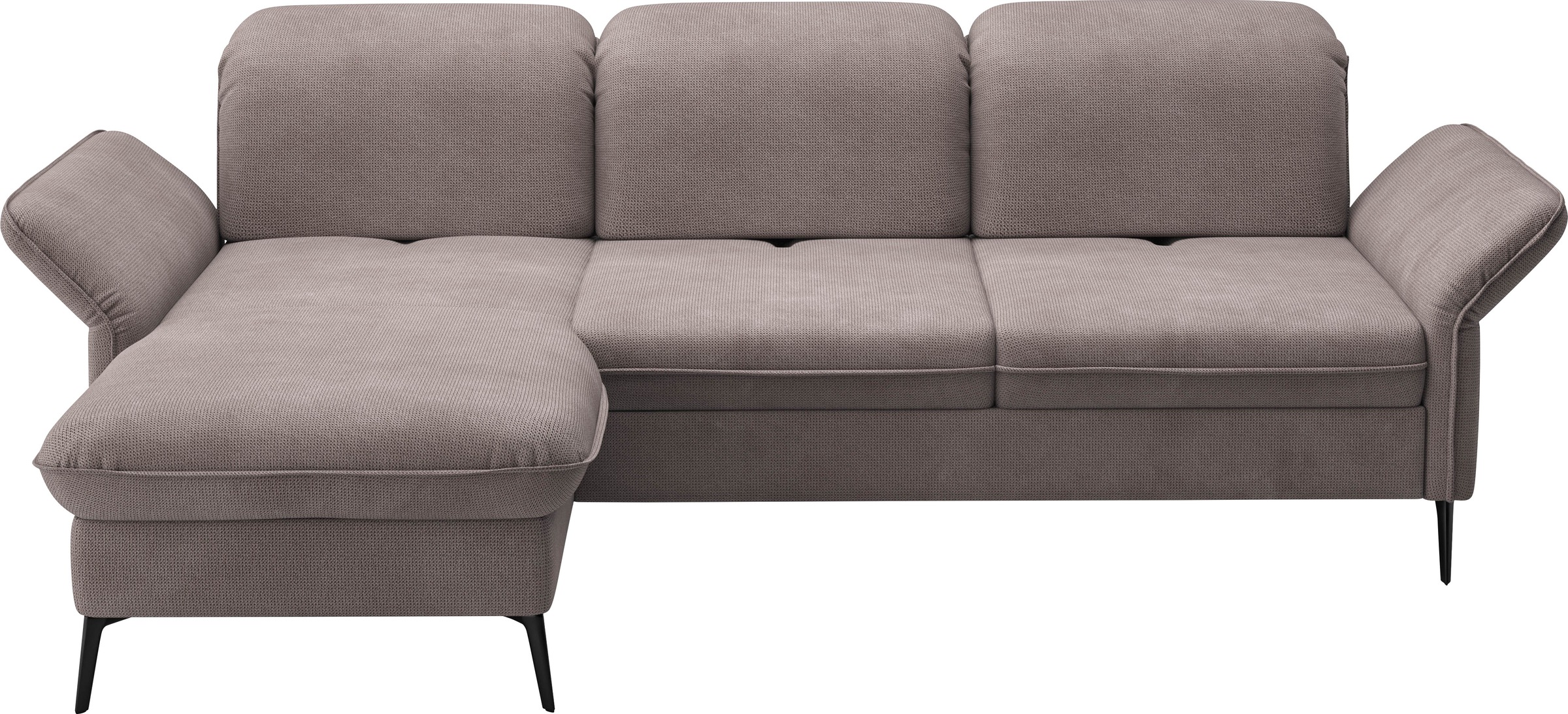 sit&more Ecksofa »Emely«, mit Sitztiefenverstellung optional mit Bettfunktion und Bettkasten
