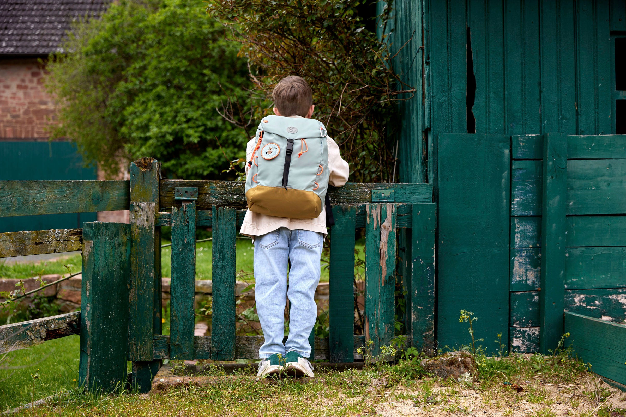 LÄSSIG Kinderrucksack »Nature, Light Blue« für Kinder