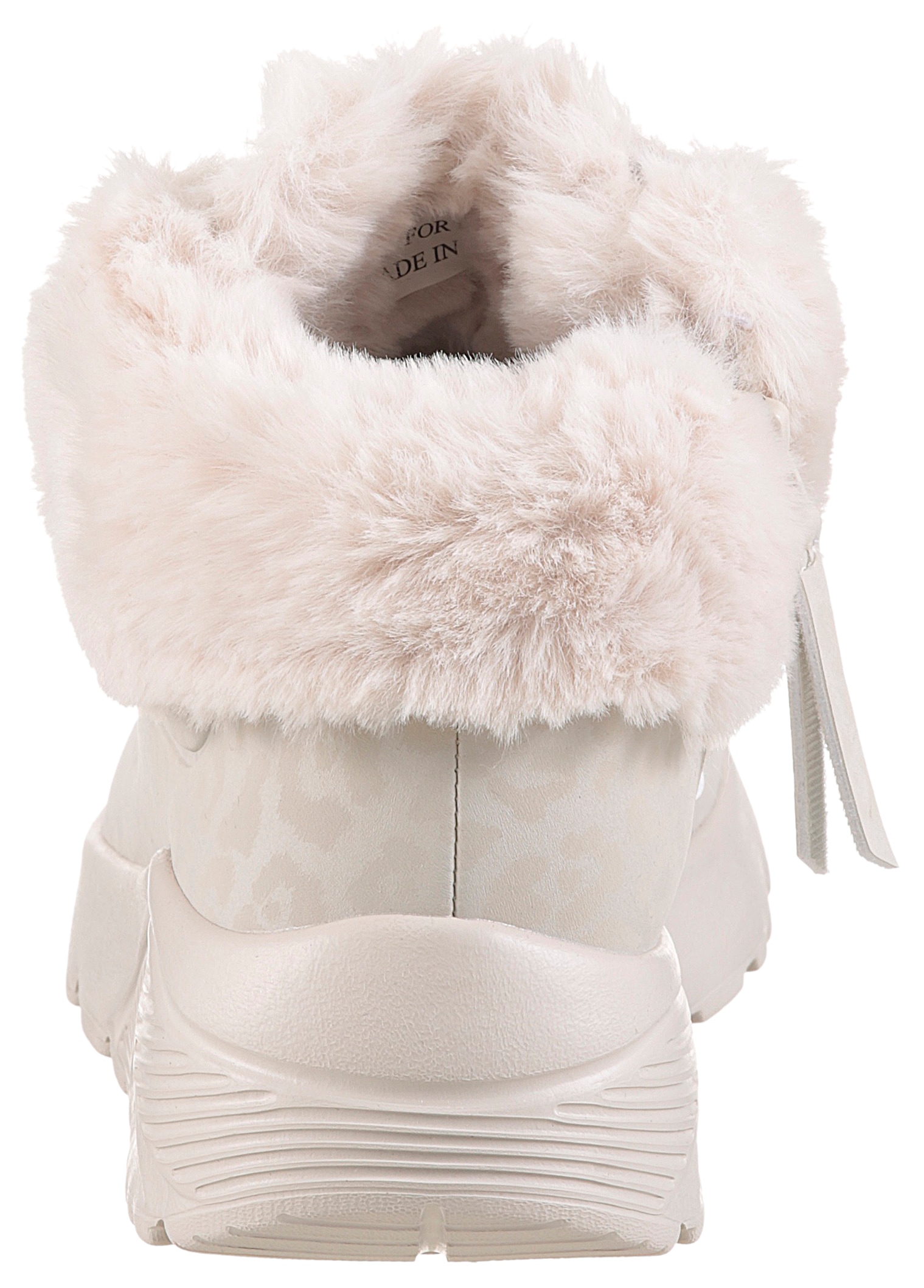 Skechers Winterboots »UNO LITE«, Schnürboots mit Reißverschluss, Größenschablone zum Download