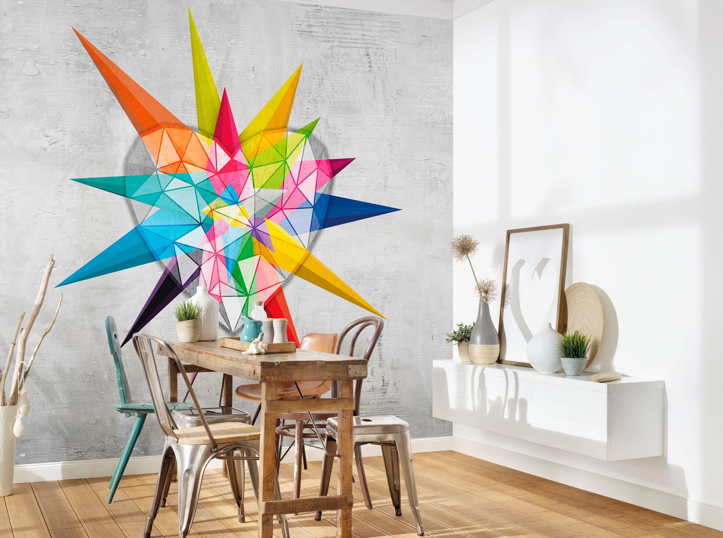 Architects Paper Fototapete »Atelier 47 Heart Star 2« 3D-Optik glatt Vlies, günstig online kaufen