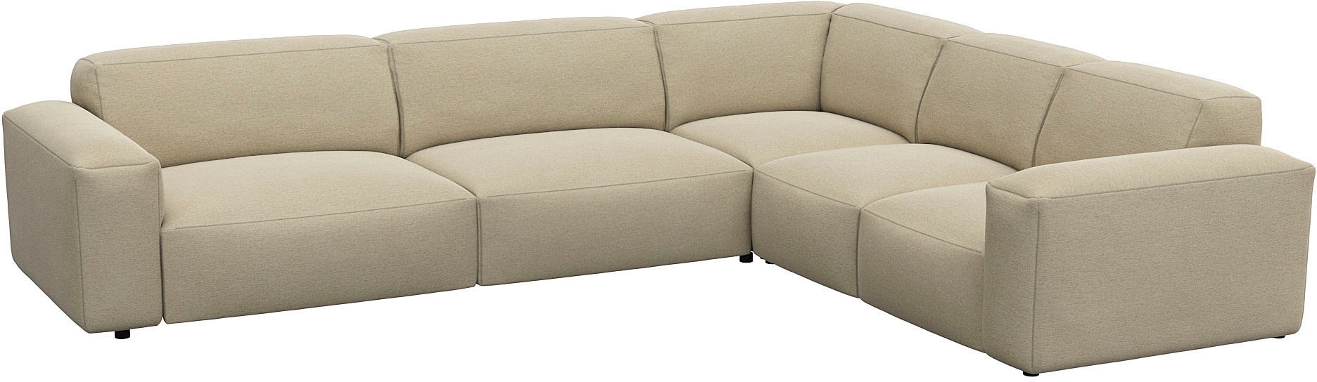 FLEXLUX Ecksofa »Lucera, super bequem durch hochwertigen Sitzaufbau mit Kal günstig online kaufen