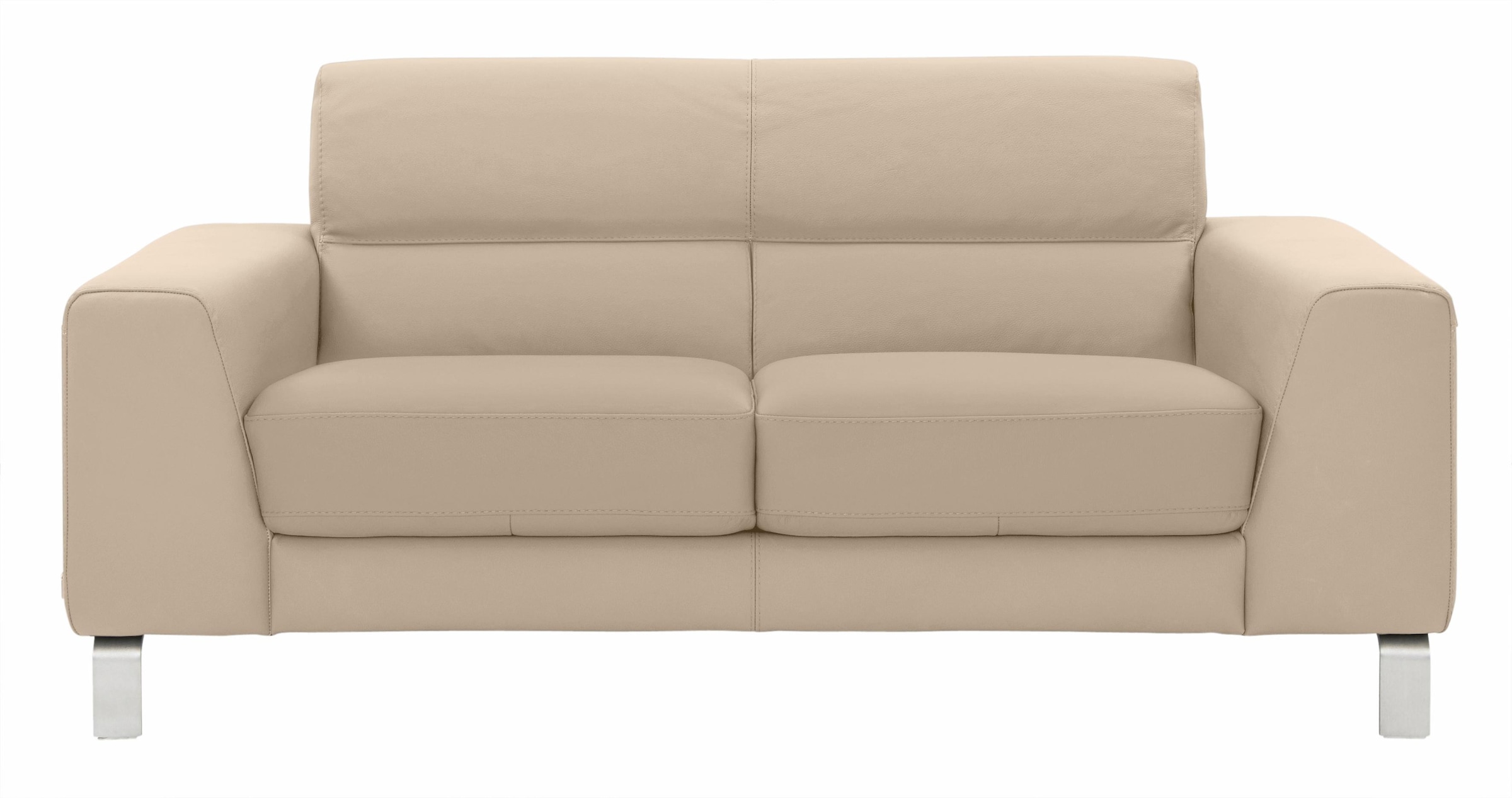 CALIA ITALIA 2,5-Sitzer »Simon, hoher Sitzkomfort, modern und elegant, italienisches Designsofa«, in zwei Lederqualitäten