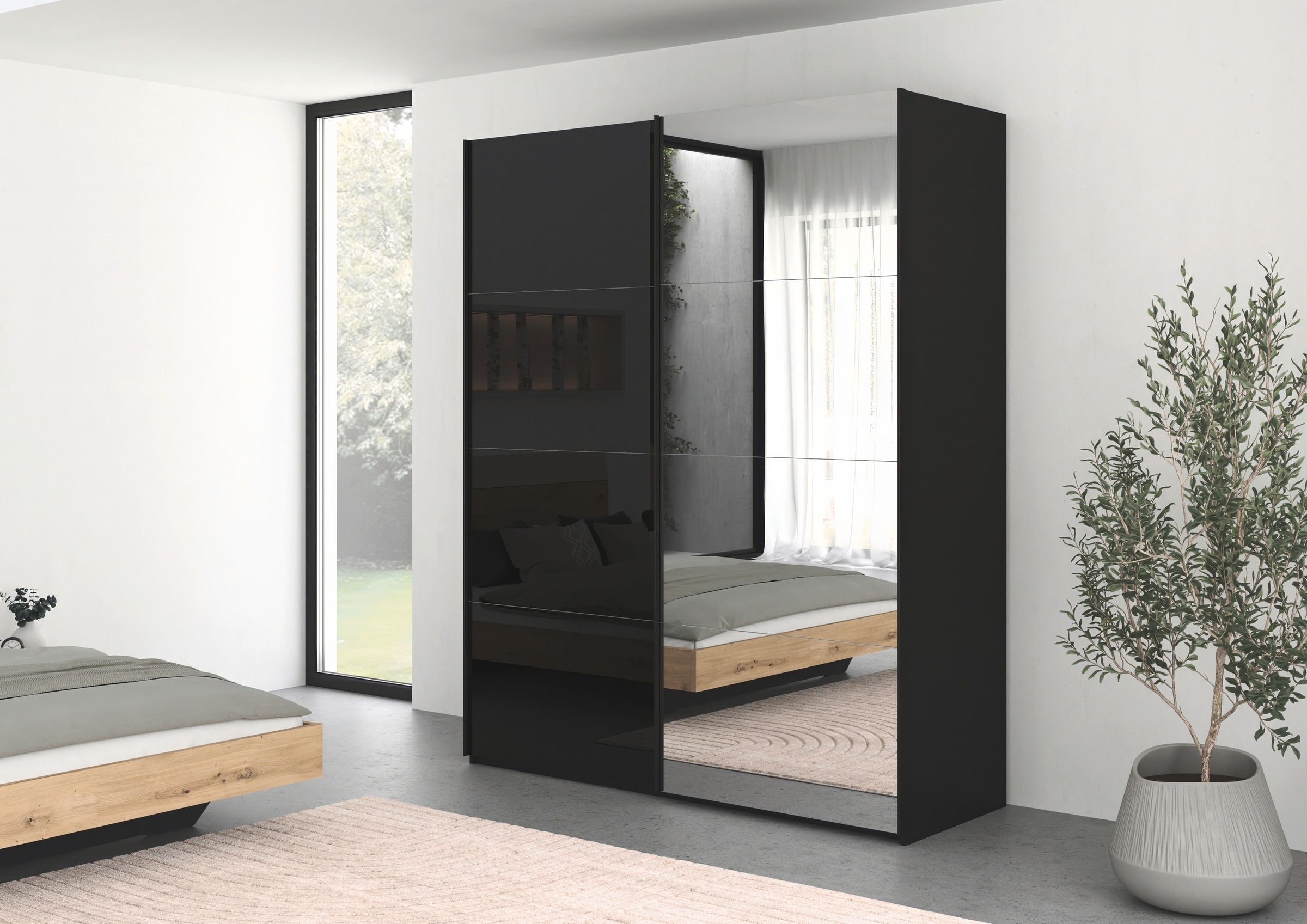 rauch Schwebetürenschrank »Kleiderschrank Schrank Garderobe Schlafzimmersch günstig online kaufen