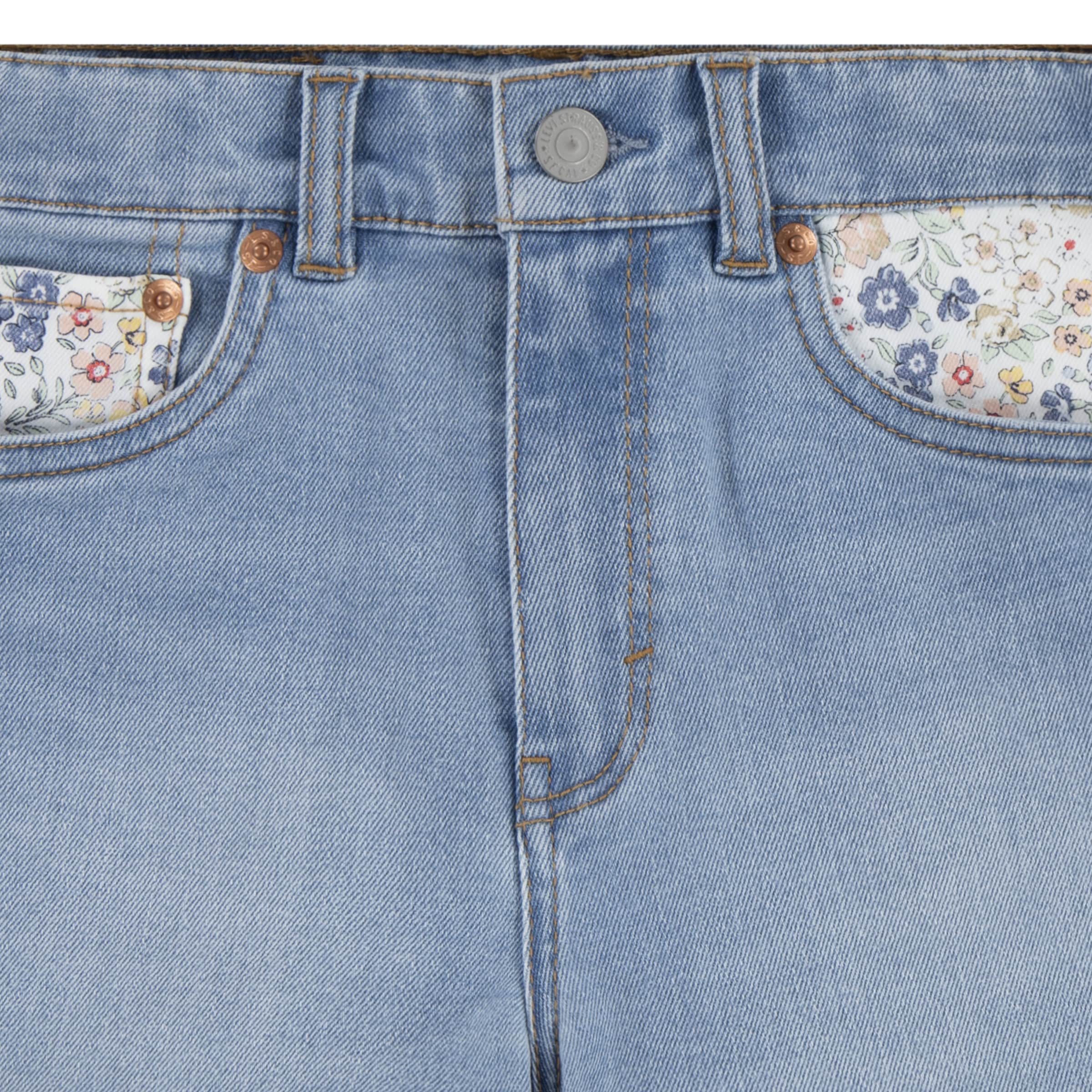 Levi's® Kids Jeansshorts »LVG PRINT BLOCK MOM SHORT«, mit kontrastfarbenen Details