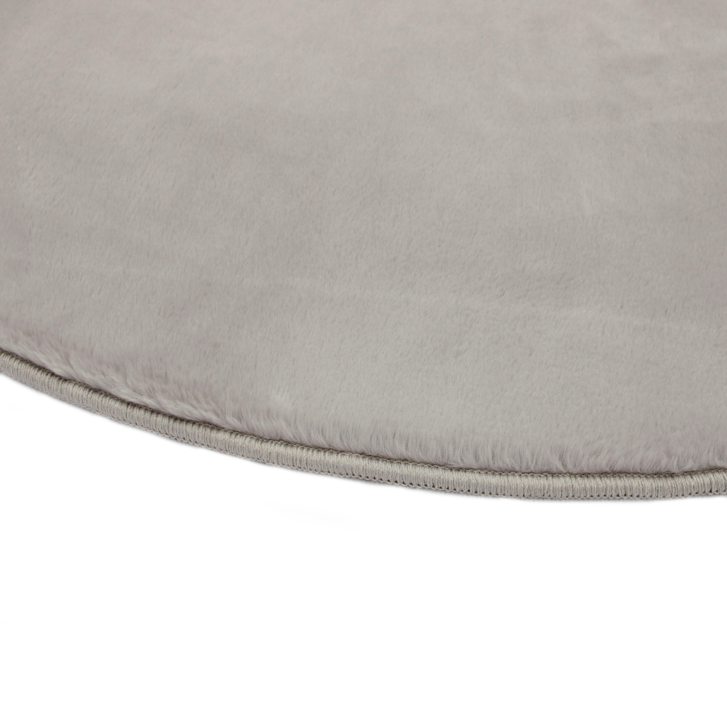 Leonique Fellteppich »Balu«, rund, 20 mm Höhe, Kunstfell in Kaninchenfell Haptik, fußbodenheizungsgeeignet, pflegeleicht, ideale Teppiche für Wohnzimmer, Schlafzimmer, Esszimmer, Arbeitszimmer