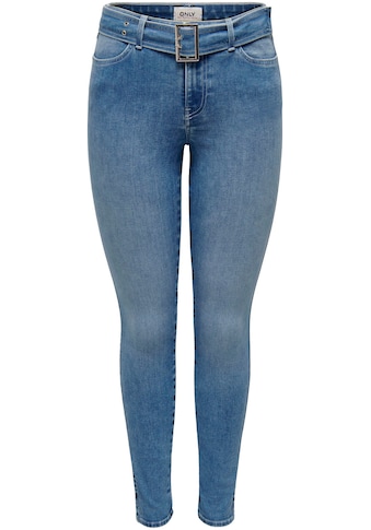 Only Skinny-fit-Jeans »ONLWAUW MID WAIST SKINNY BELT DNM GUA« kaufen