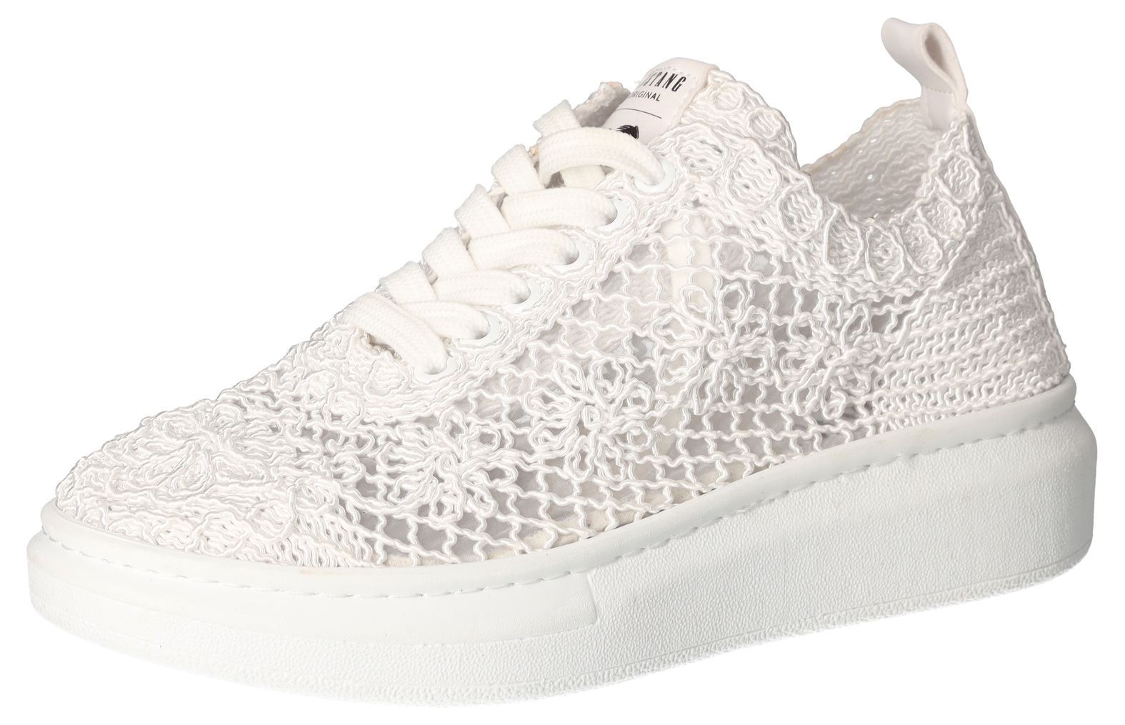 Mustang Shoes Sneaker, Plateausneaker, Schnürschuh mit Keilabsatz