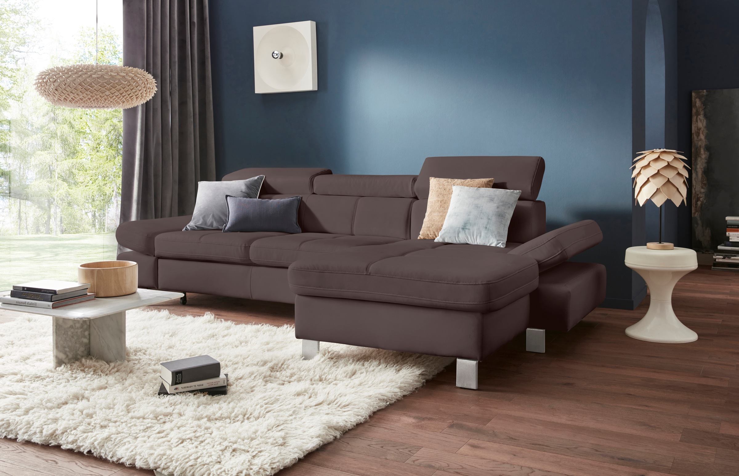 exxpo - sofa fashion Ecksofa »Fiji, hochwertige Detailverarbeitung im Sitz günstig online kaufen