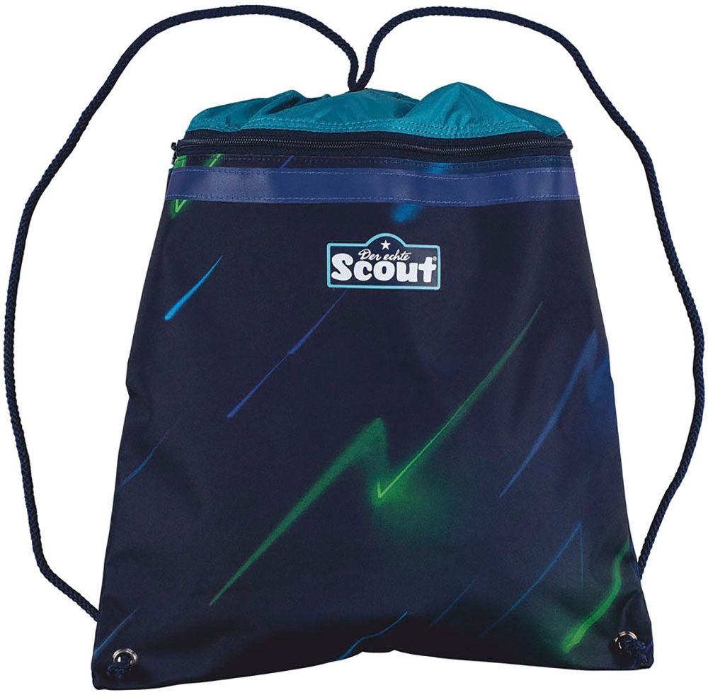 Scout Schulranzen »Alpha Superflash, City Lights«, Retroreflektierende Flächen-Fluoreszierende Warnfarben für extragute Sichtbarkeit, mit retrorefl. Flächen & 2 Funny Snaps; enthält recyceltes Material