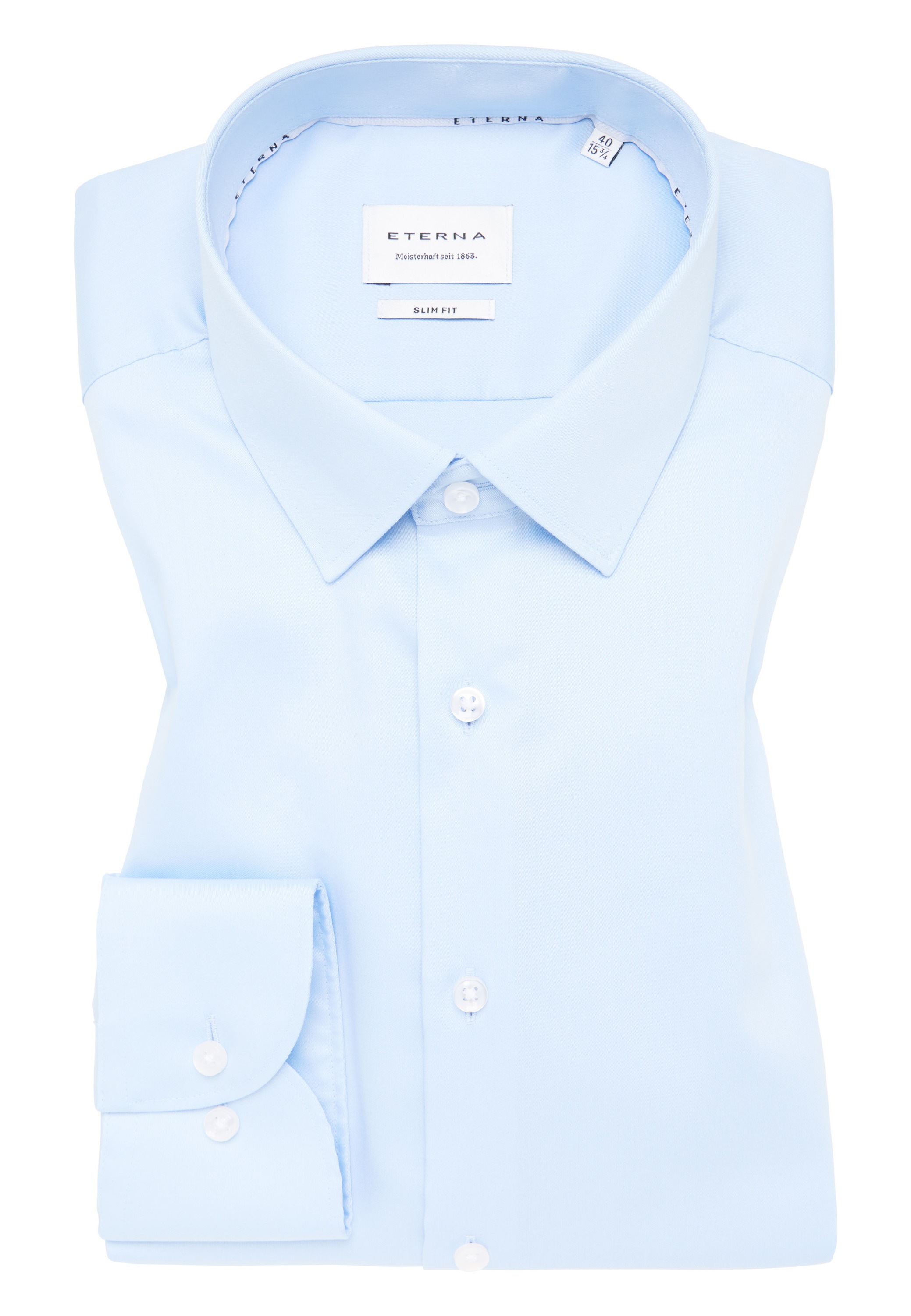 Eterna Langarmhemd »SLIM FIT«, NON IRON (bügelfrei)